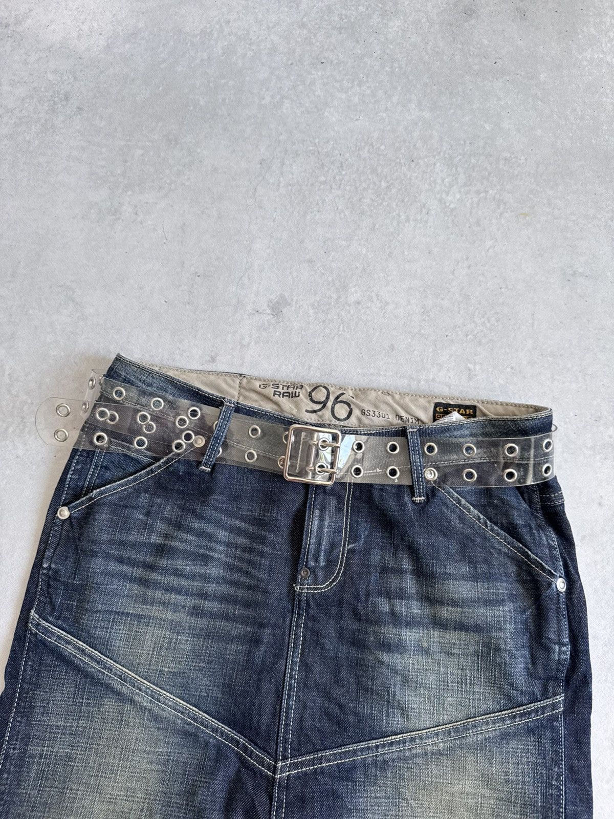 KMRii KMRii Style Clear Y2K Japan Style Metal Glamour Unisex Belt Size ONE SIZE - 1 Thumbnail