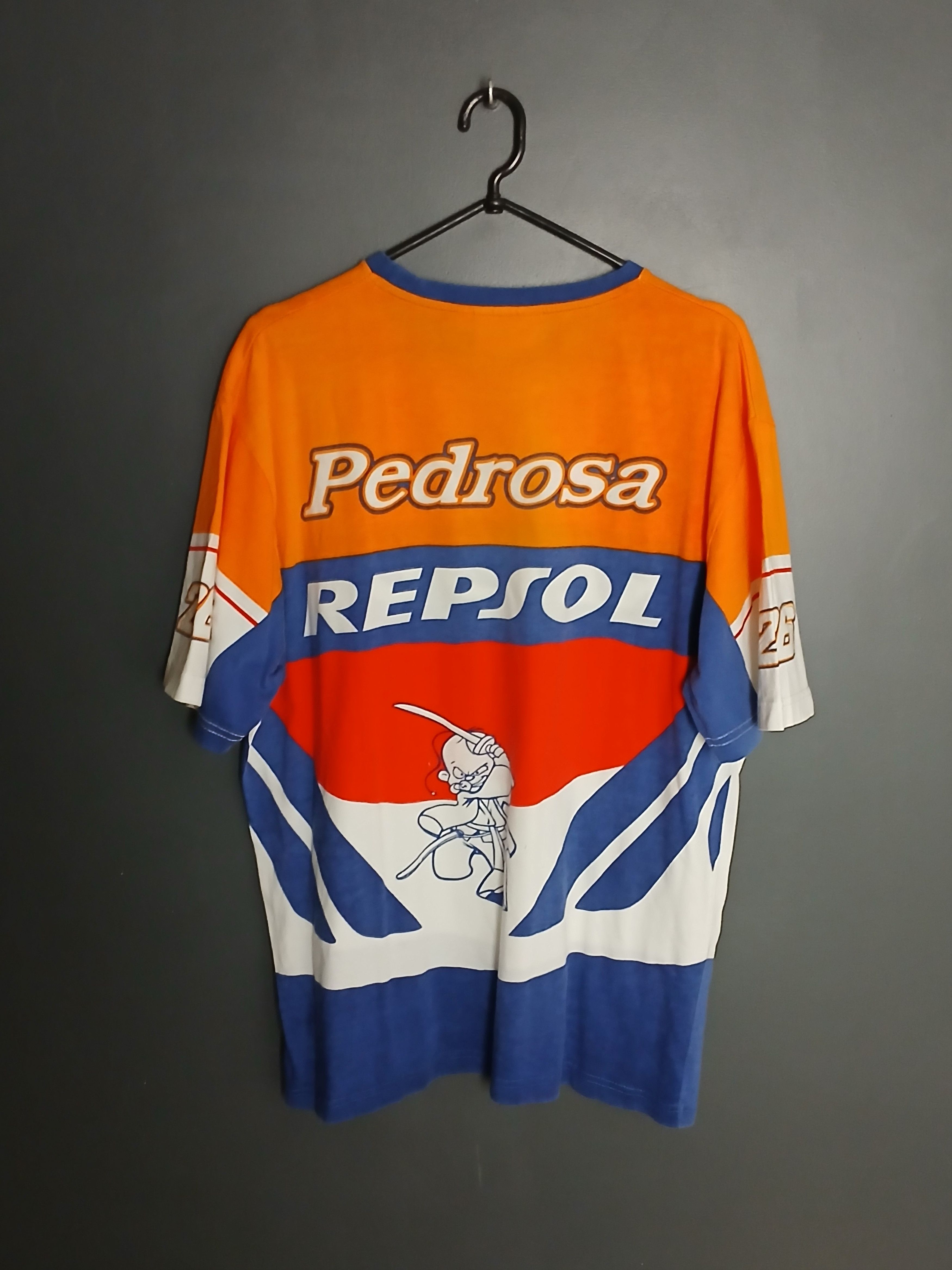 Honda Honda Repsol Dani Pedrosa MotoGP Racing Moto T-Shirt Size US XL / EU 56 / 4 - 2 Thumbnail