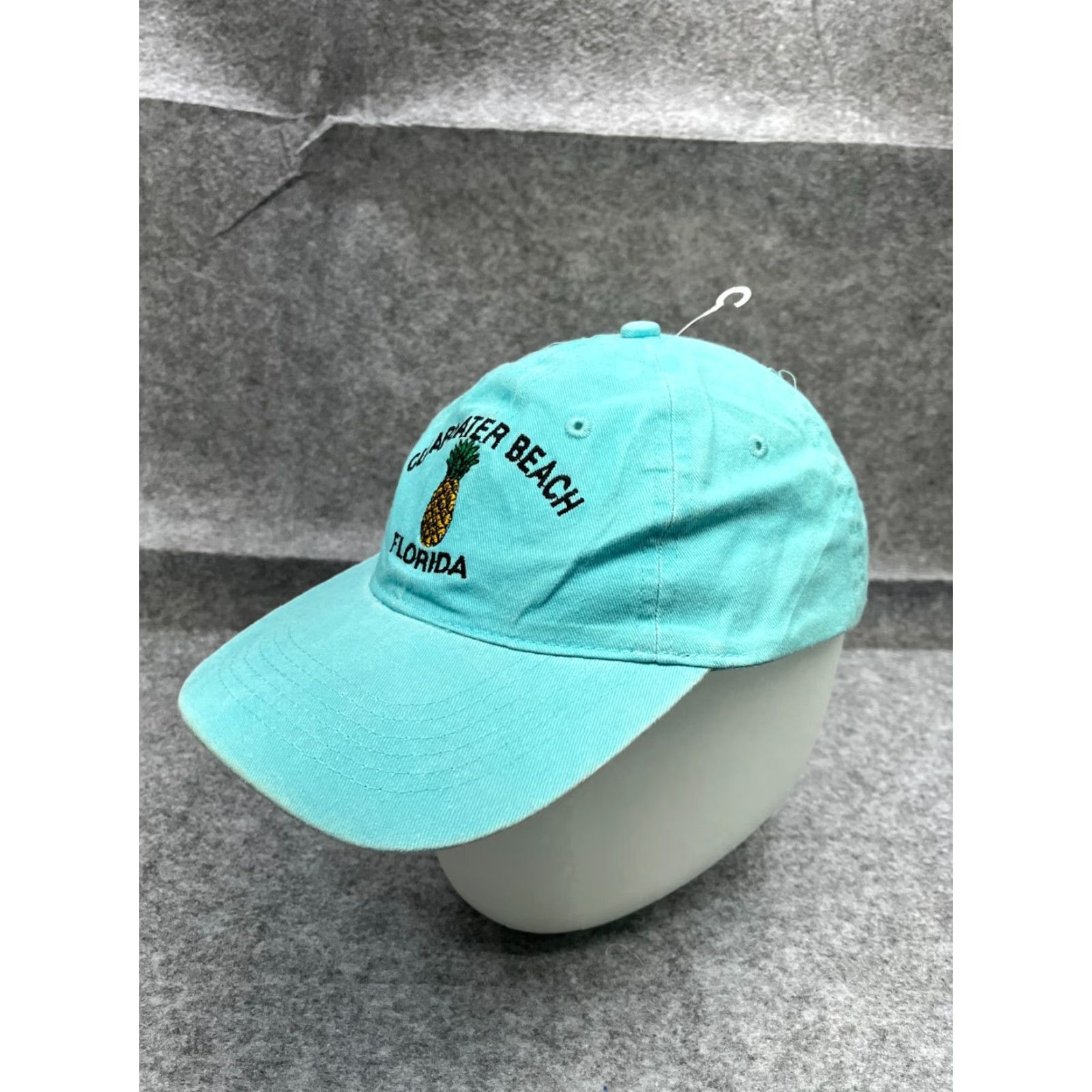 Vintage Es y Esy Clearwater Beach Hat Cap Adjustable One Size Blue Cotton Twill Beach Logo Unisex Adults Baseball Cap Size ONE SIZE - 4 Thumbnail