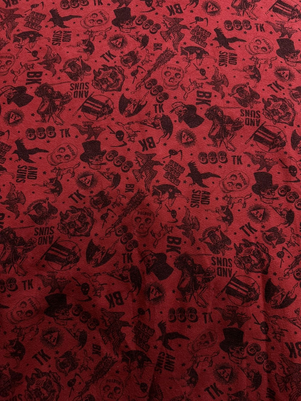 Drain Gang JAPAN 666 DEVIL&SKULL BRAND AND SUNS IFSIXWASNINE PUNK STYLE Size US XL / EU 56 / 4 - 8 Thumbnail