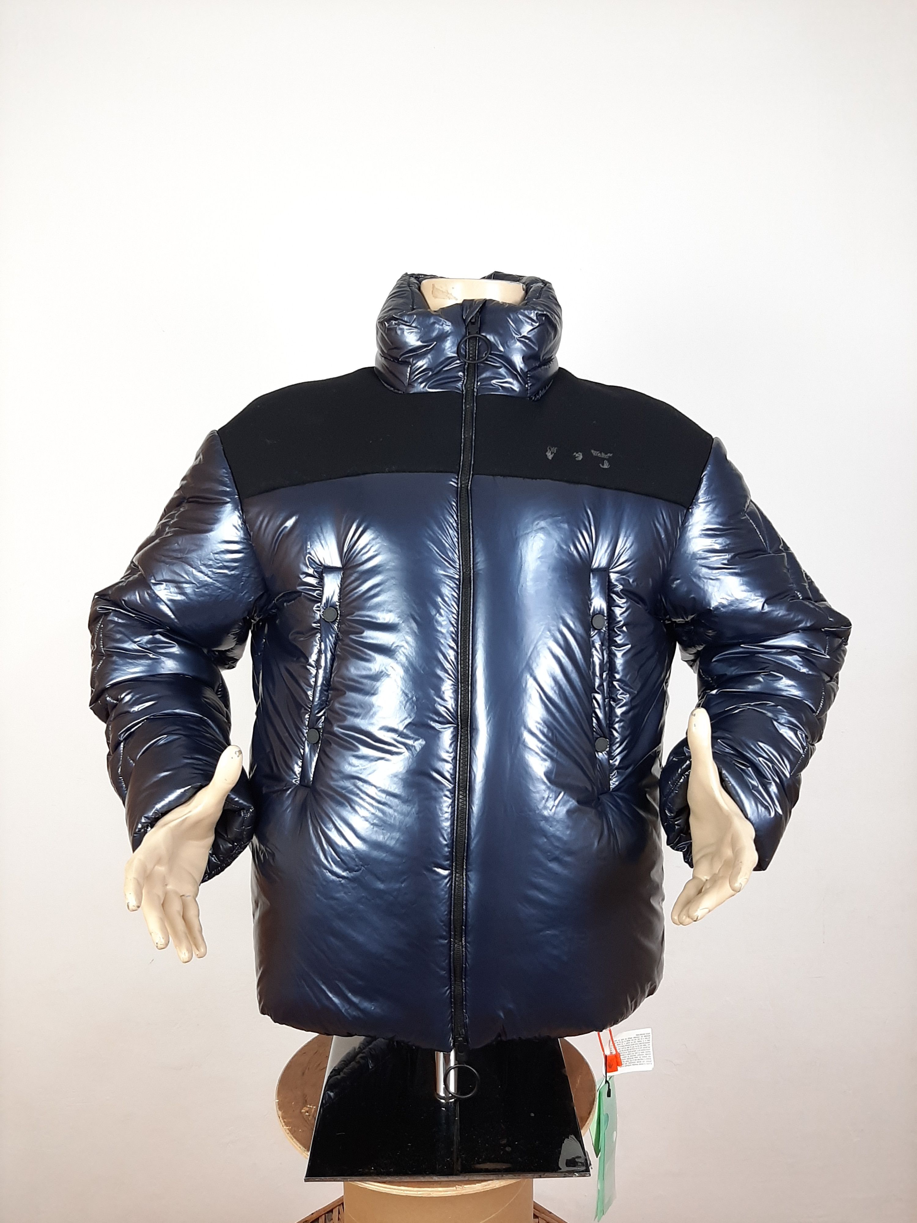 Off White diag brushed down jacket Grailed