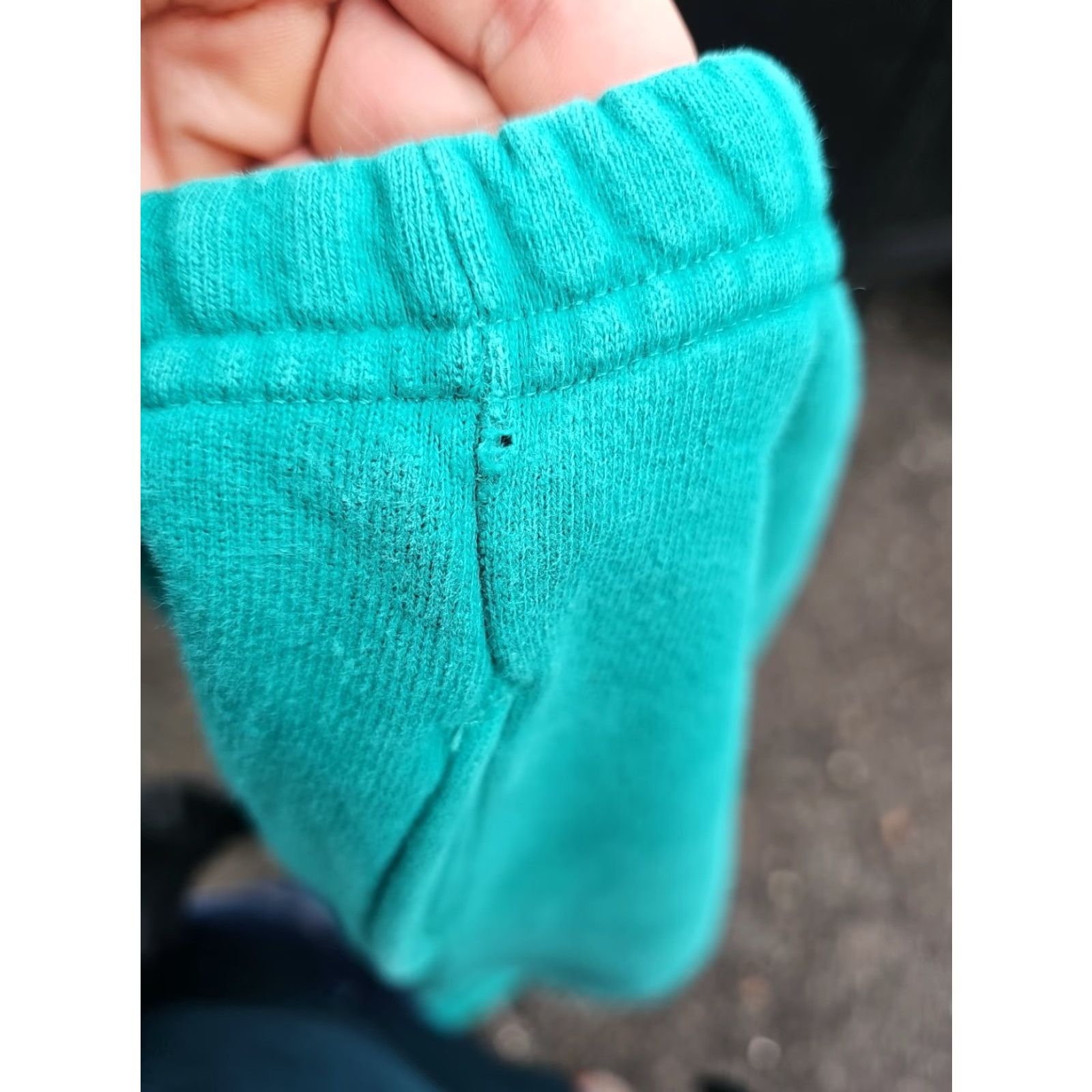 Champion VINTAGE Champion Reverse Weave Sweatpants Men’s L Green USA Reversible Distressed 33x27 Size US 33 - 3 Thumbnail