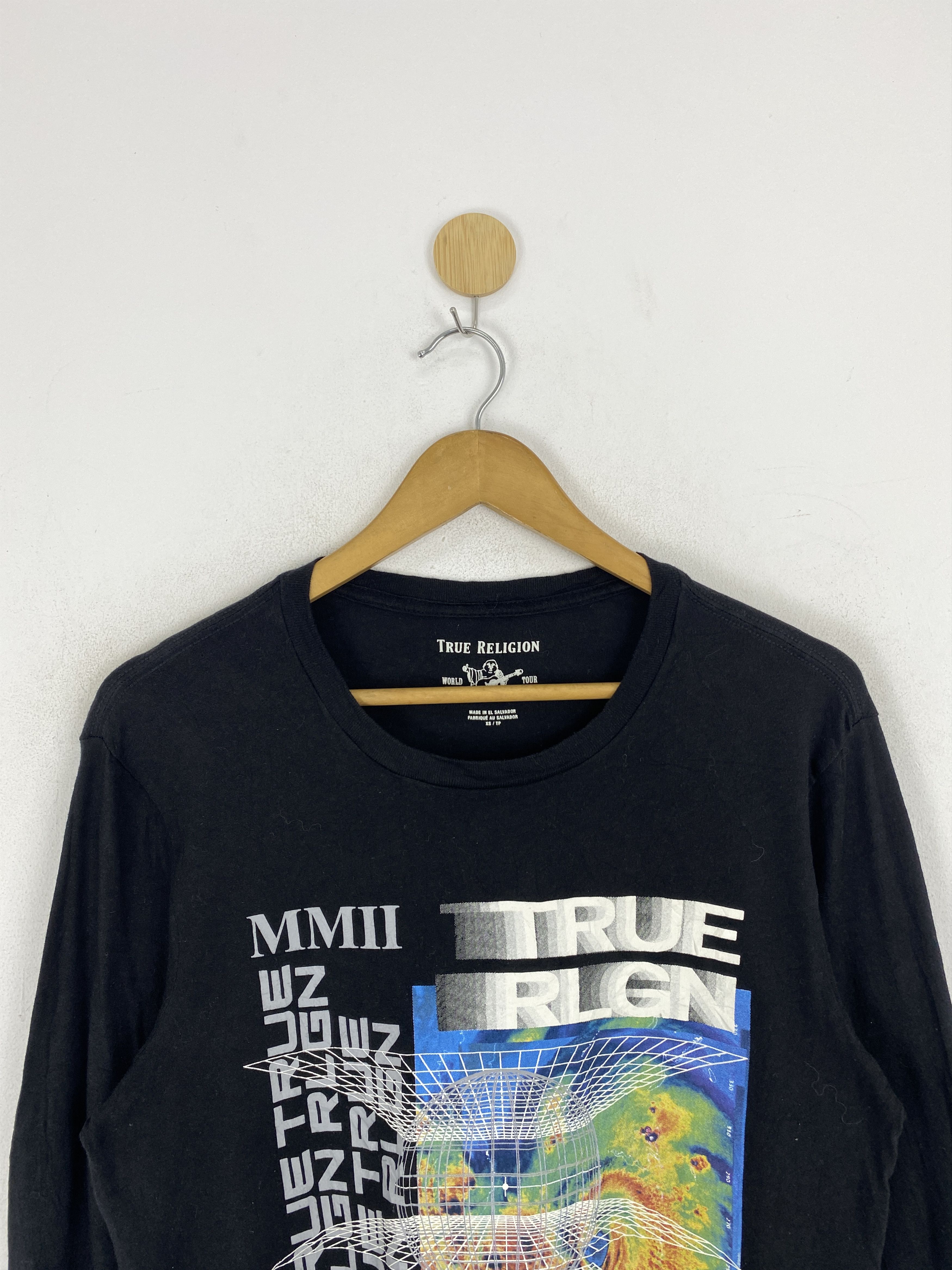True Religion × Vintage Vintage True Religion World Tour Printed Tee TA0682 Size US XS / EU 42 / 0 - 2 Thumbnail