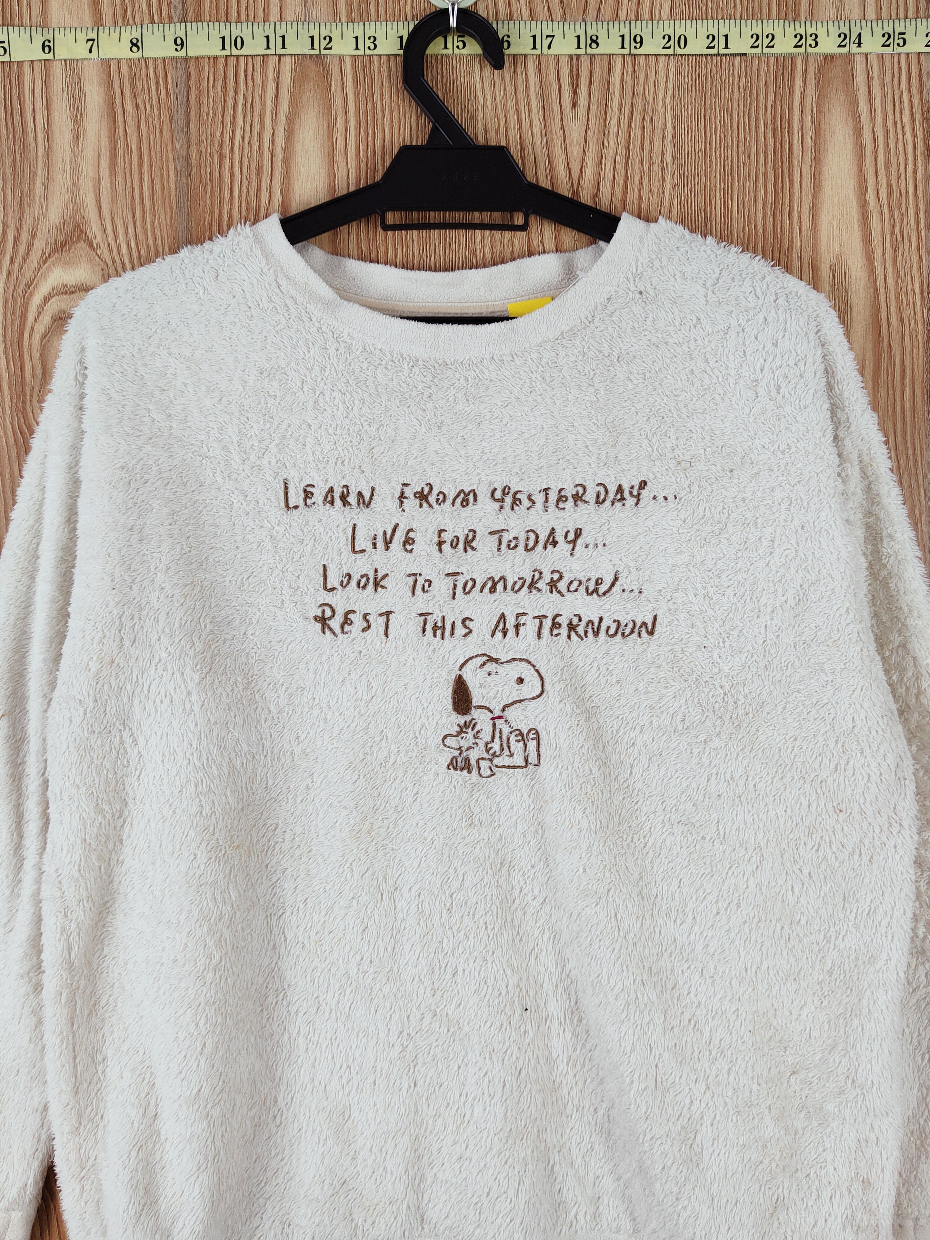 Anime × Japanese Brand × Peanuts Uniqlo X Peanuts X Yu Nagaba Fur fleece Sweatshirts #W041 Size M / US 6-8 / IT 42-44 - 2 Thumbnail
