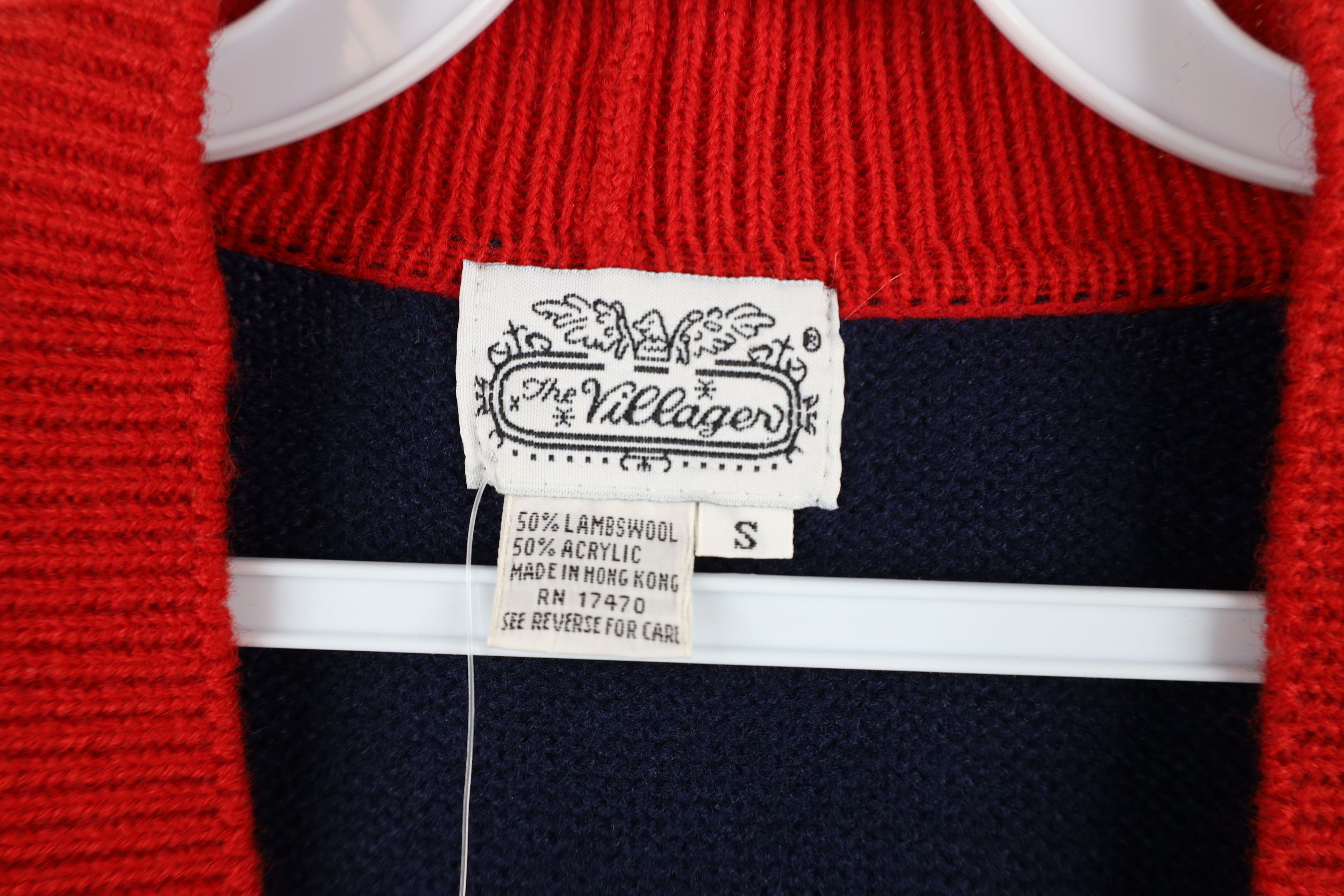 Vintage Deasdstock Vintage 90s Streetwear Knit Cardigan Sweater Size S / US 4 / IT 40 - 4 Thumbnail