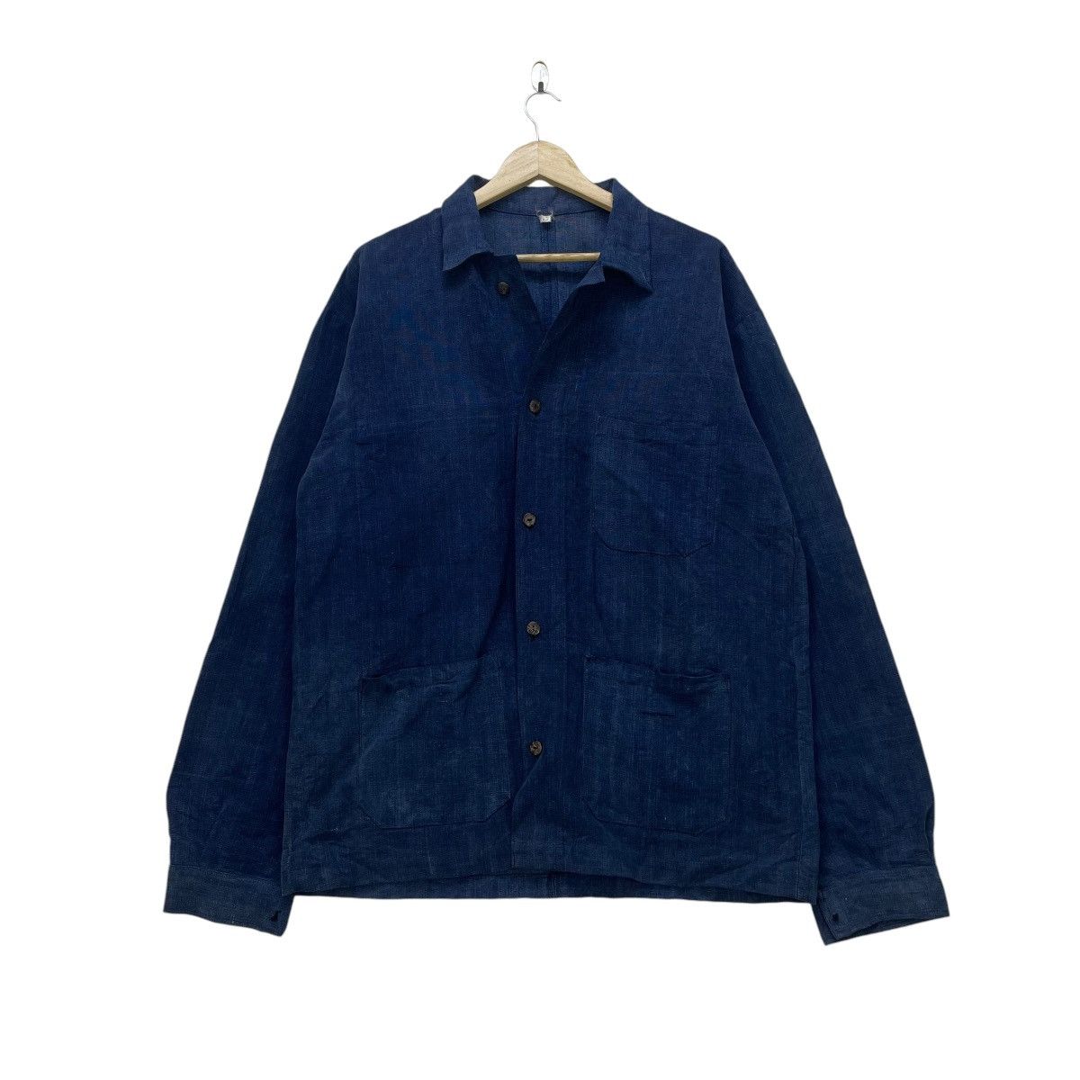 💥Vintage Japanese Brand Indigo Jacket