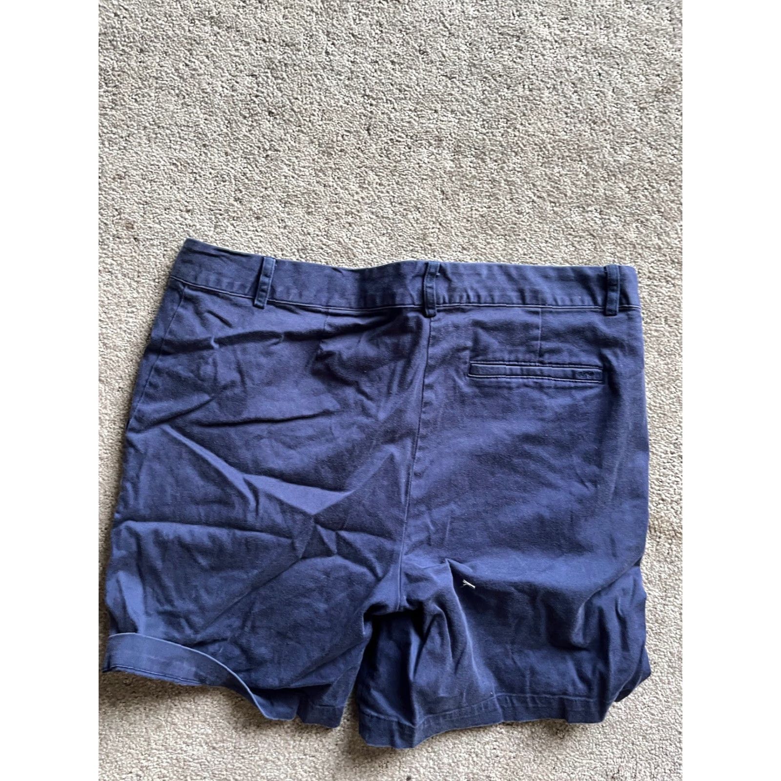Izod VINTAGE Izod Soft Navy Blue Women's Shorts Size 6 Size 28" / US 6 / IT 42 - 2 Thumbnail