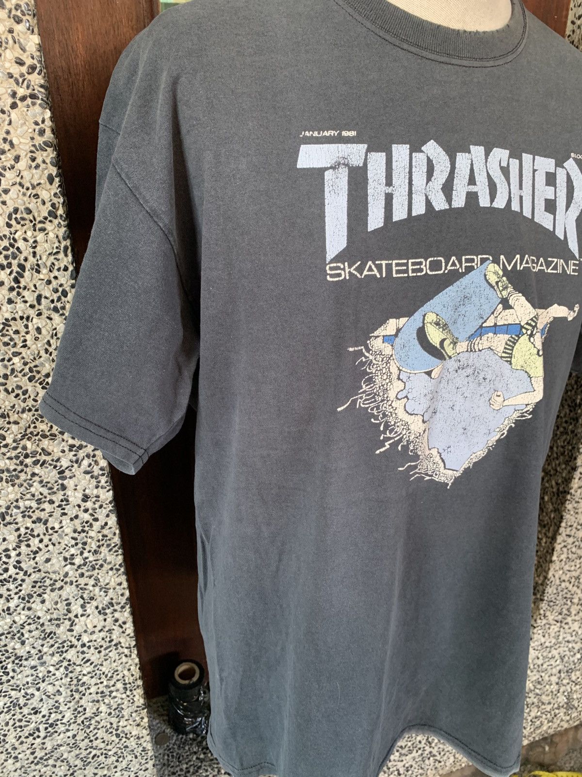Thrasher × Vintage Vintage Thrasher Skateboard Magazine / Skate / Surf T shirt Size US L / EU 52-54 / 3 - 4 Thumbnail
