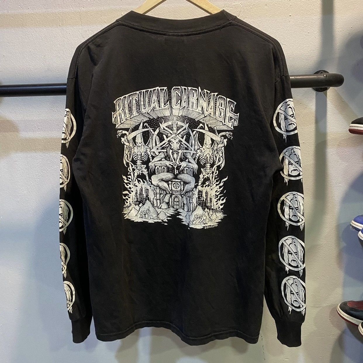 Band Tees Ritual carnage vintage longsleeve shirts Size US M / EU 48-50 / 2 - 1 Thumbnail