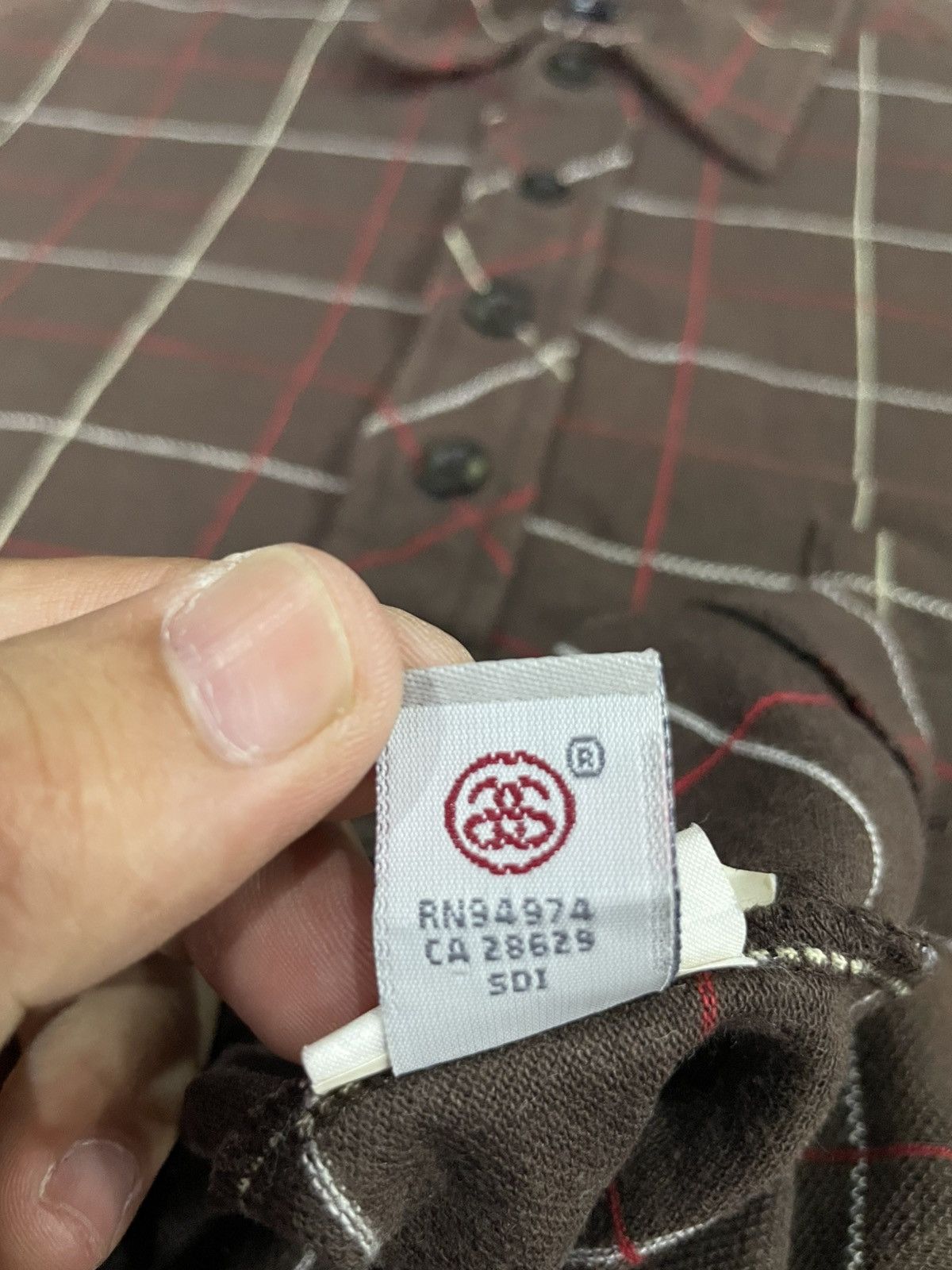Stussy Vintage Stussy Collar Stripe Short slevee Size US L / EU 52-54 / 3 - 10 Thumbnail
