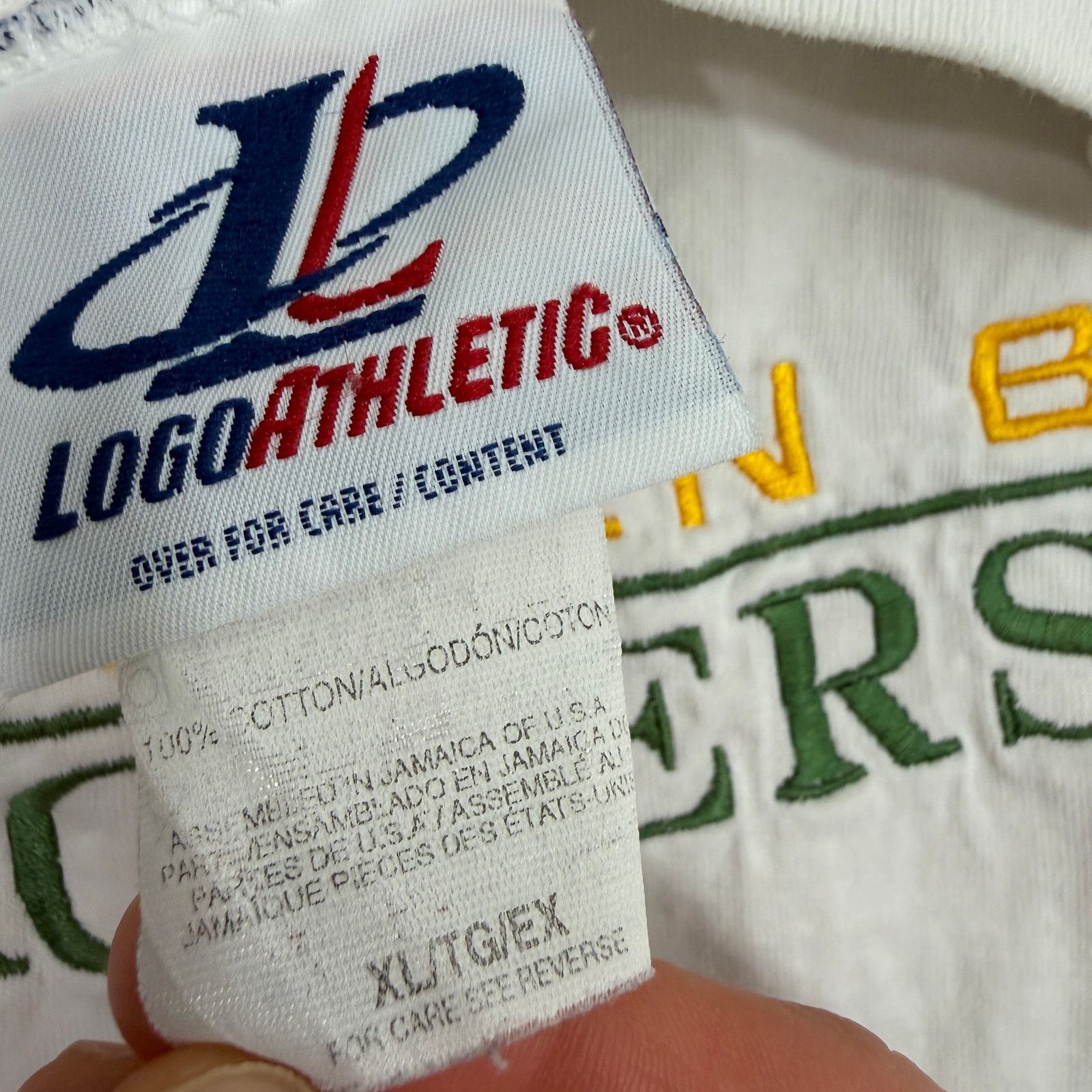 Vintage Vintage Logo Athletic Green Bay Packers Shirt Extra Large Size US XL / EU 56 / 4 - 8 Thumbnail