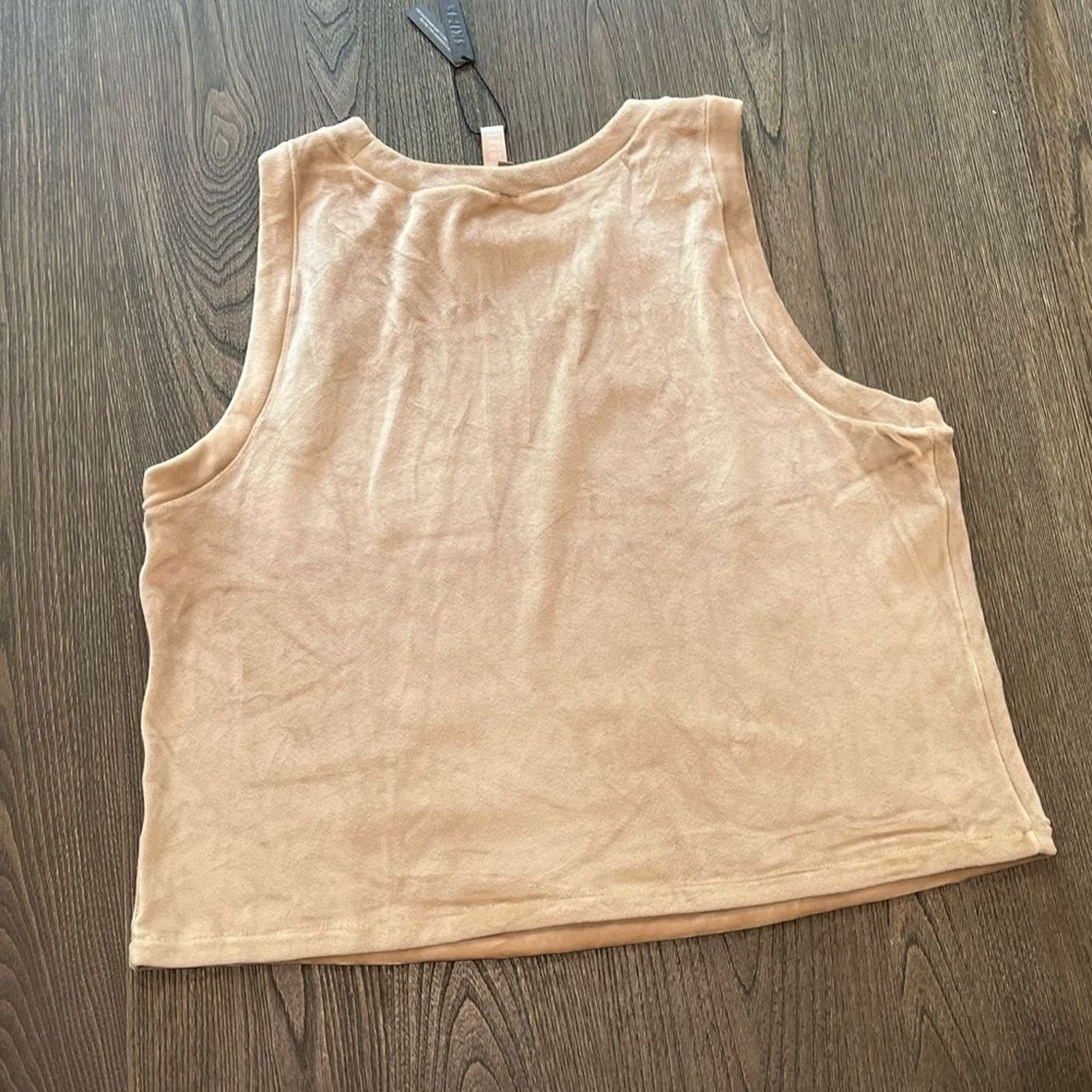 SKIMS NWT Skims Velour Crewneck Tank Honey Size 4X Size 4XL / US 24-26 - 4 Thumbnail