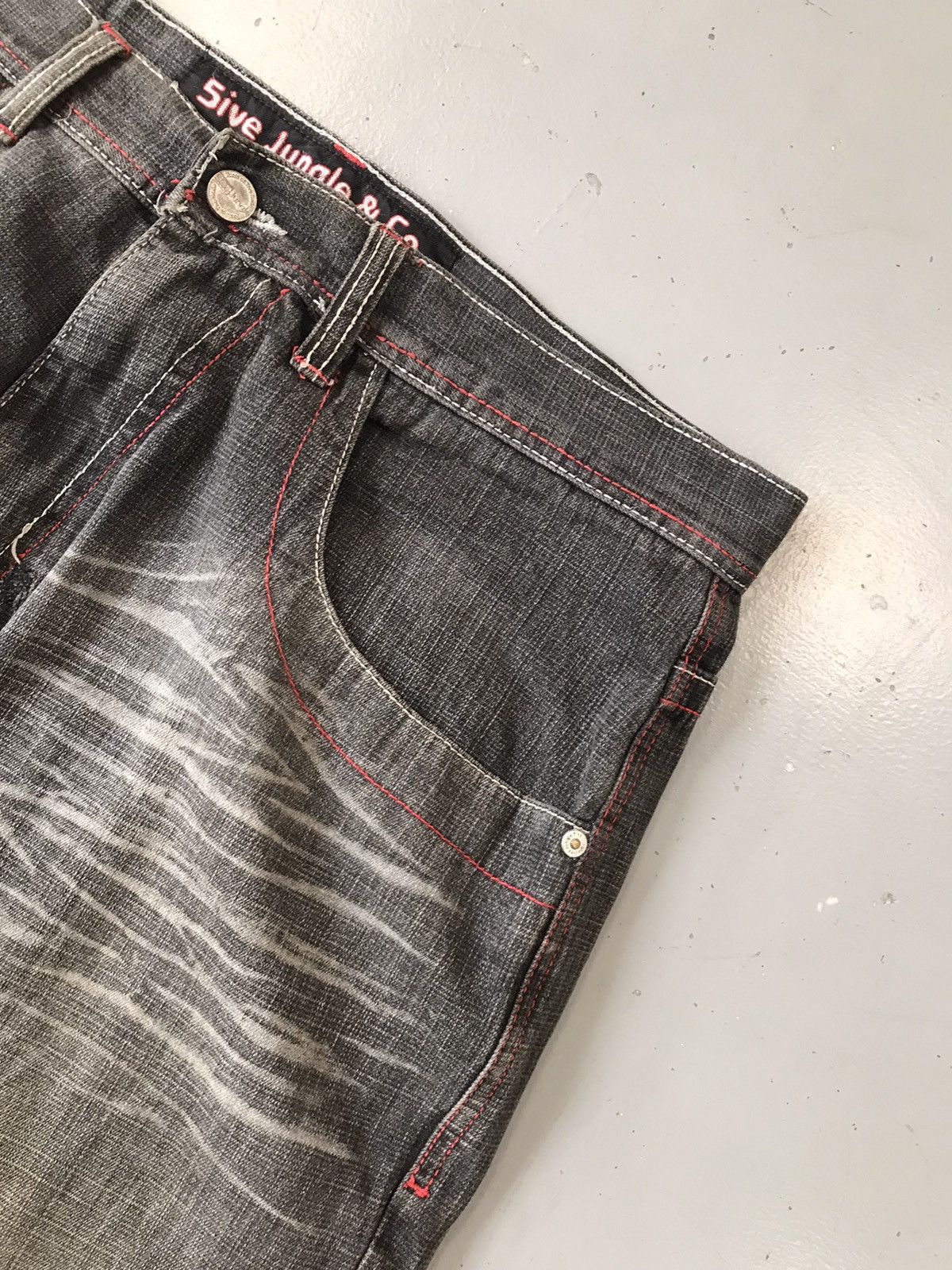 JNCO × Southpole × Vintage Vintage 5ive jungle & co. Y2K straight fit denim Size US 38 / EU 54 - 8 Thumbnail