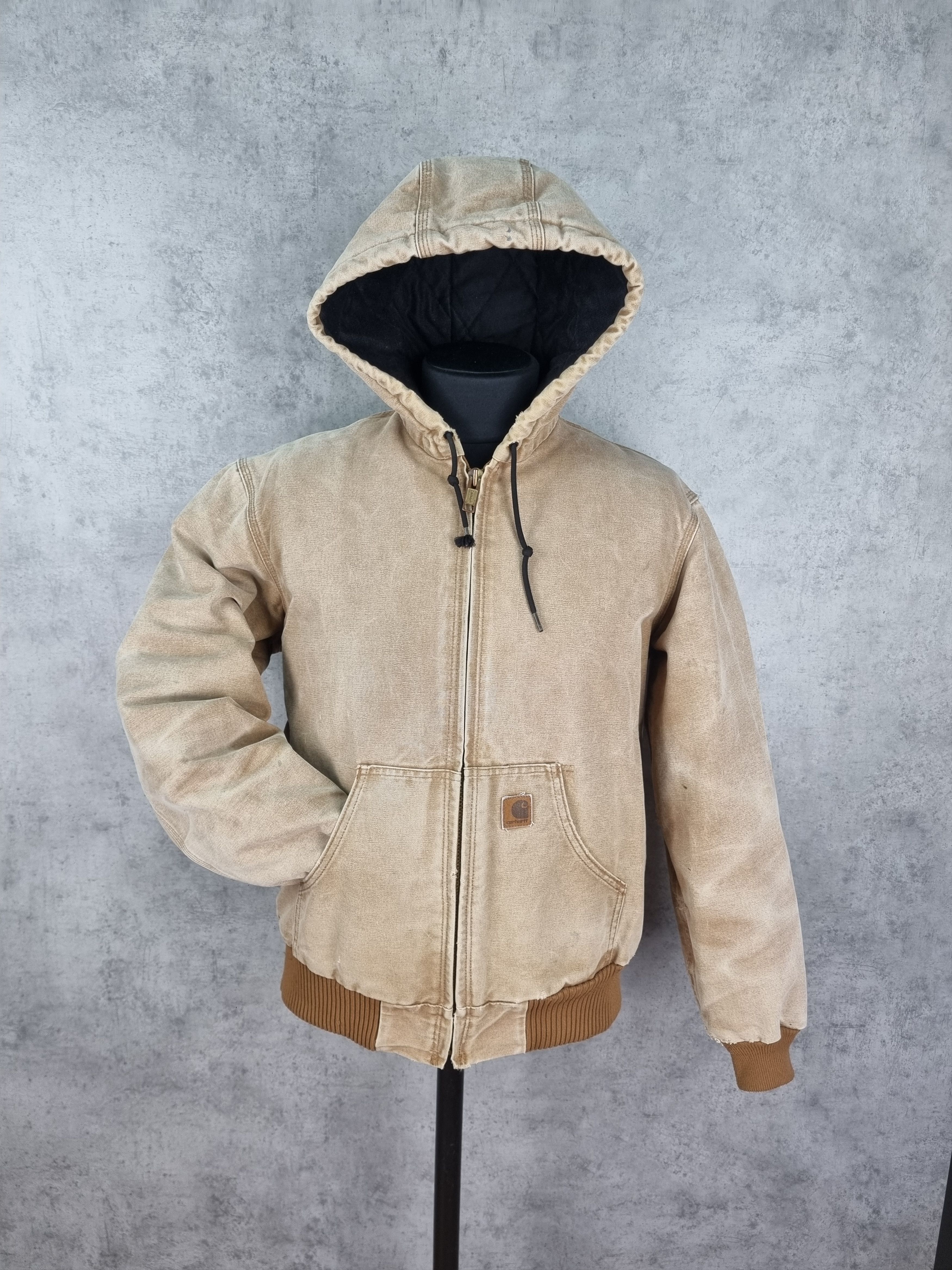 Carhartt Very Destroyed Ripped Dirty Distressed Carhartt Faded Jacket Size US L / EU 52-54 / 3 - 5 Thumbnail