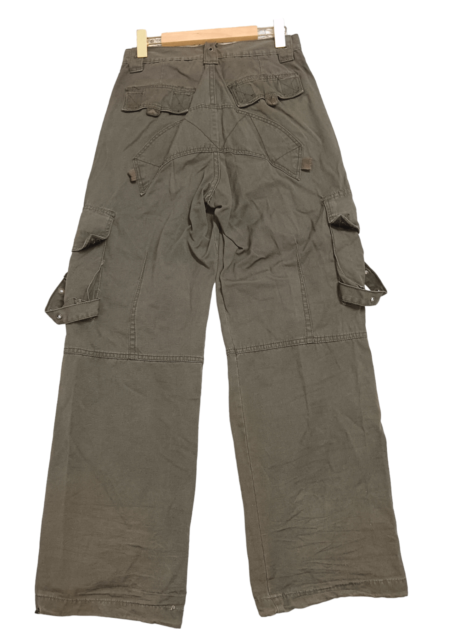 GOA Jefferson GOA Style Military Bondage Cargo Pants Size US 29 - 6 Thumbnail