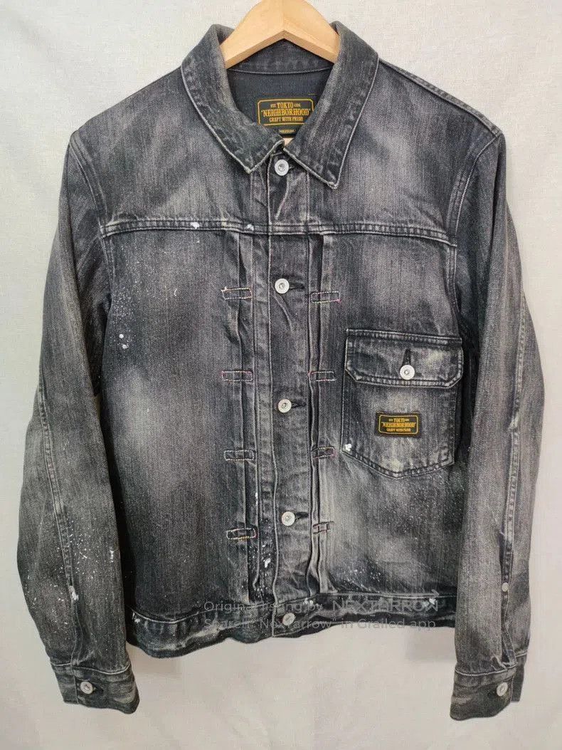 Neighborhood Neighborhood 20SS Ink Denim Jacket. Size US M / EU 48-50 / 2 - 1 Thumbnail