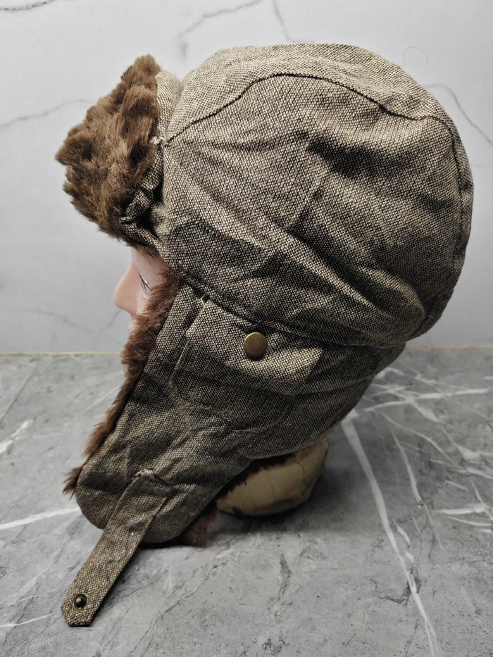 Japanese Brand Vintage Y2k Ushanka Trapper Fur Earflap Cap Hat Size ONE SIZE - 4 Thumbnail