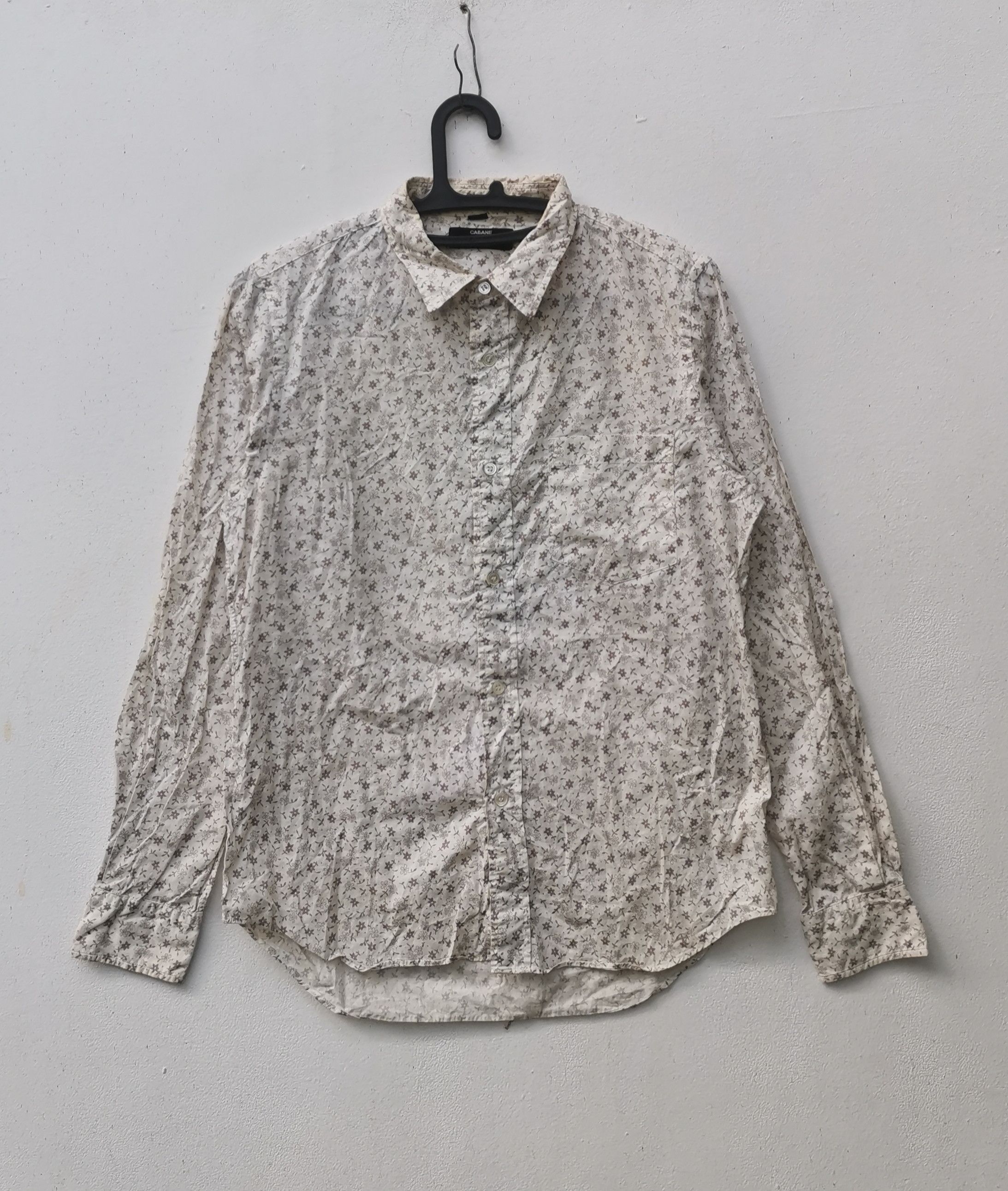 CABANE de ZUCCa Rare Cabane De Zucca shirt buttons ups nice design Size US M / EU 48-50 / 2 - 1 Thumbnail