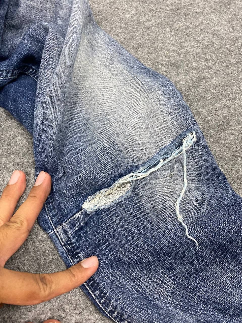 Diesel diesel sweatpants distressed denim Size 30" / US 8 / IT 44 - 12 Thumbnail