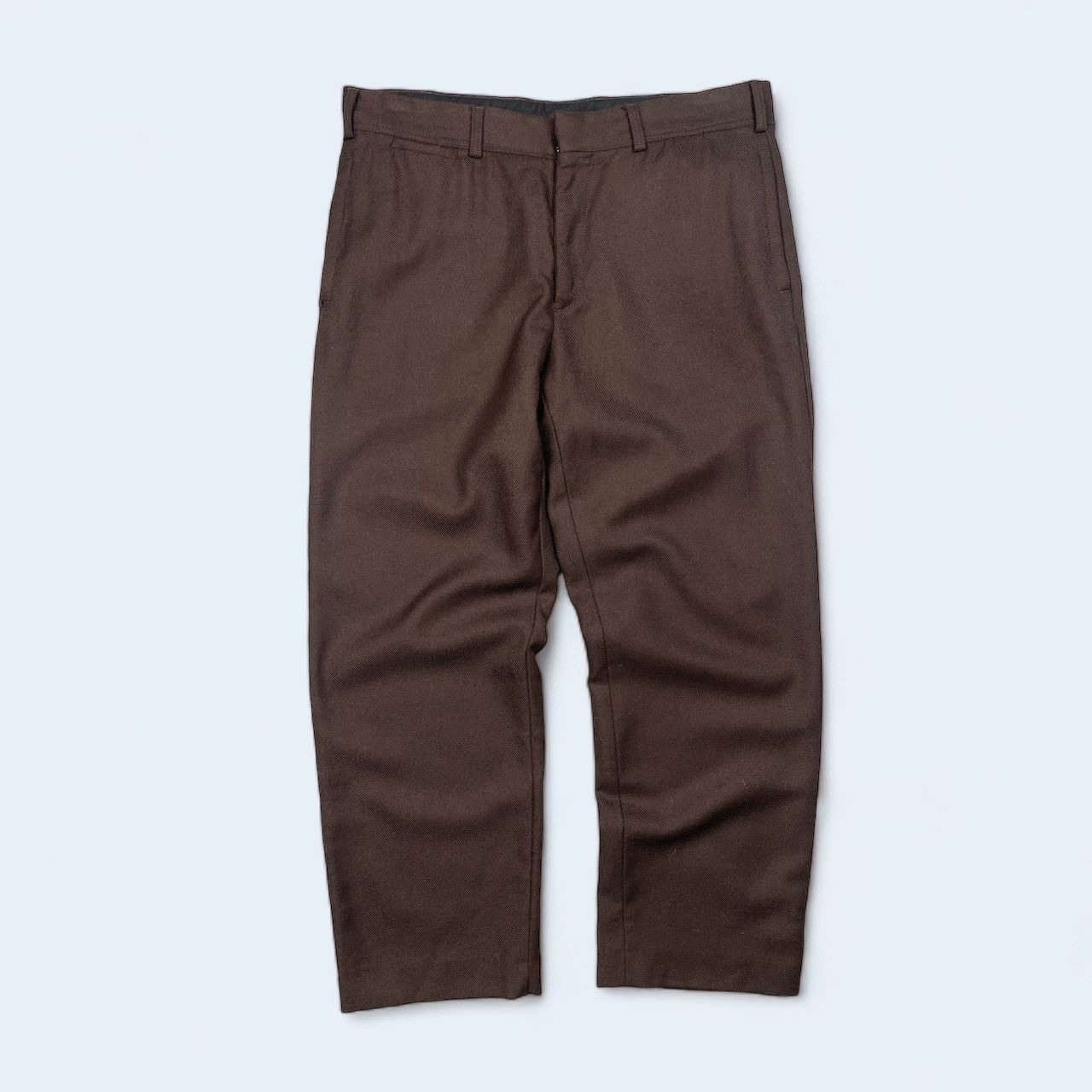 Dries Van Noten Dries Van Noten wool brown pants size 54 Size US 36 / EU 52 - 1 Thumbnail