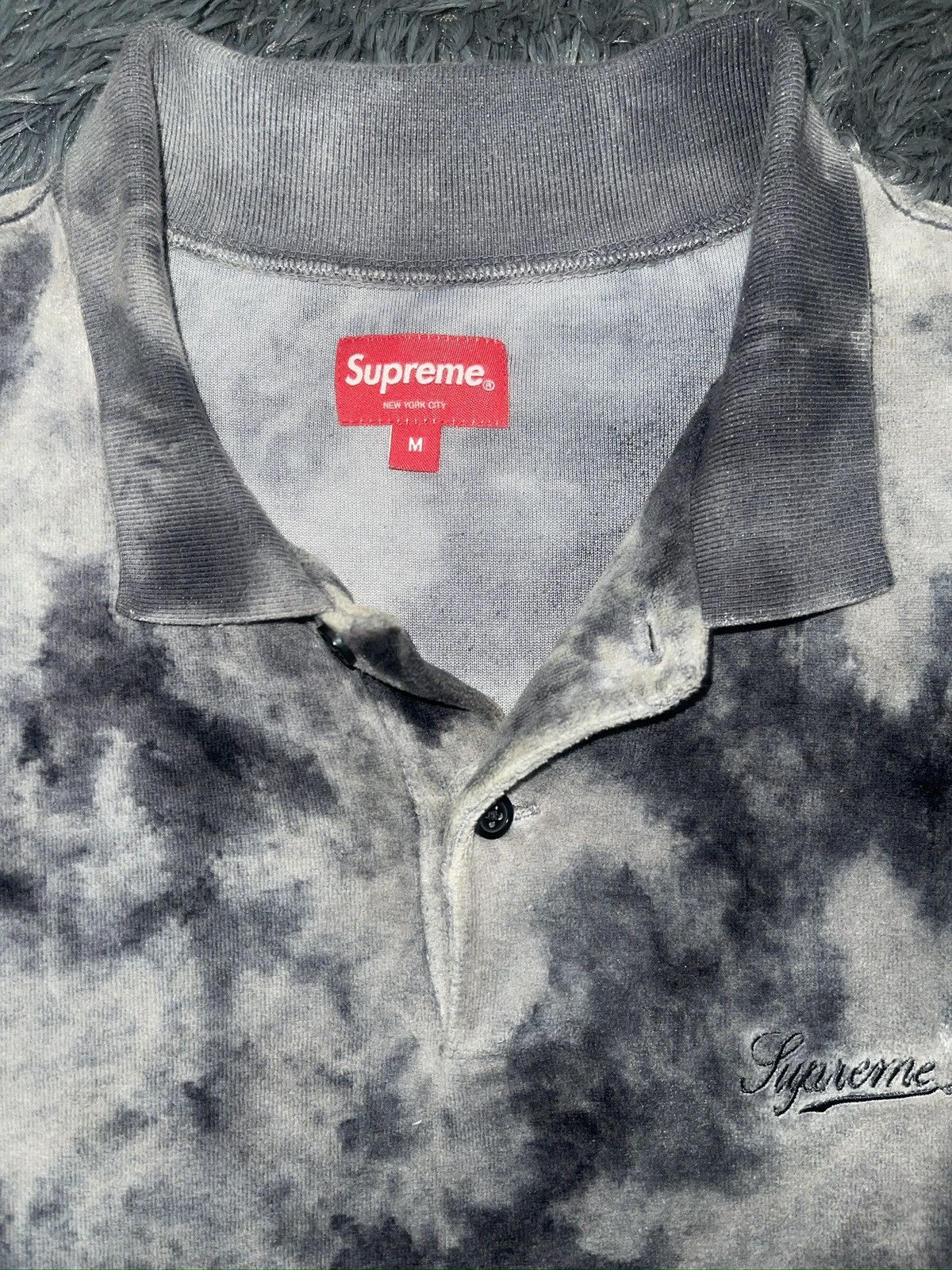 Supreme Long Sleeve Black Grey