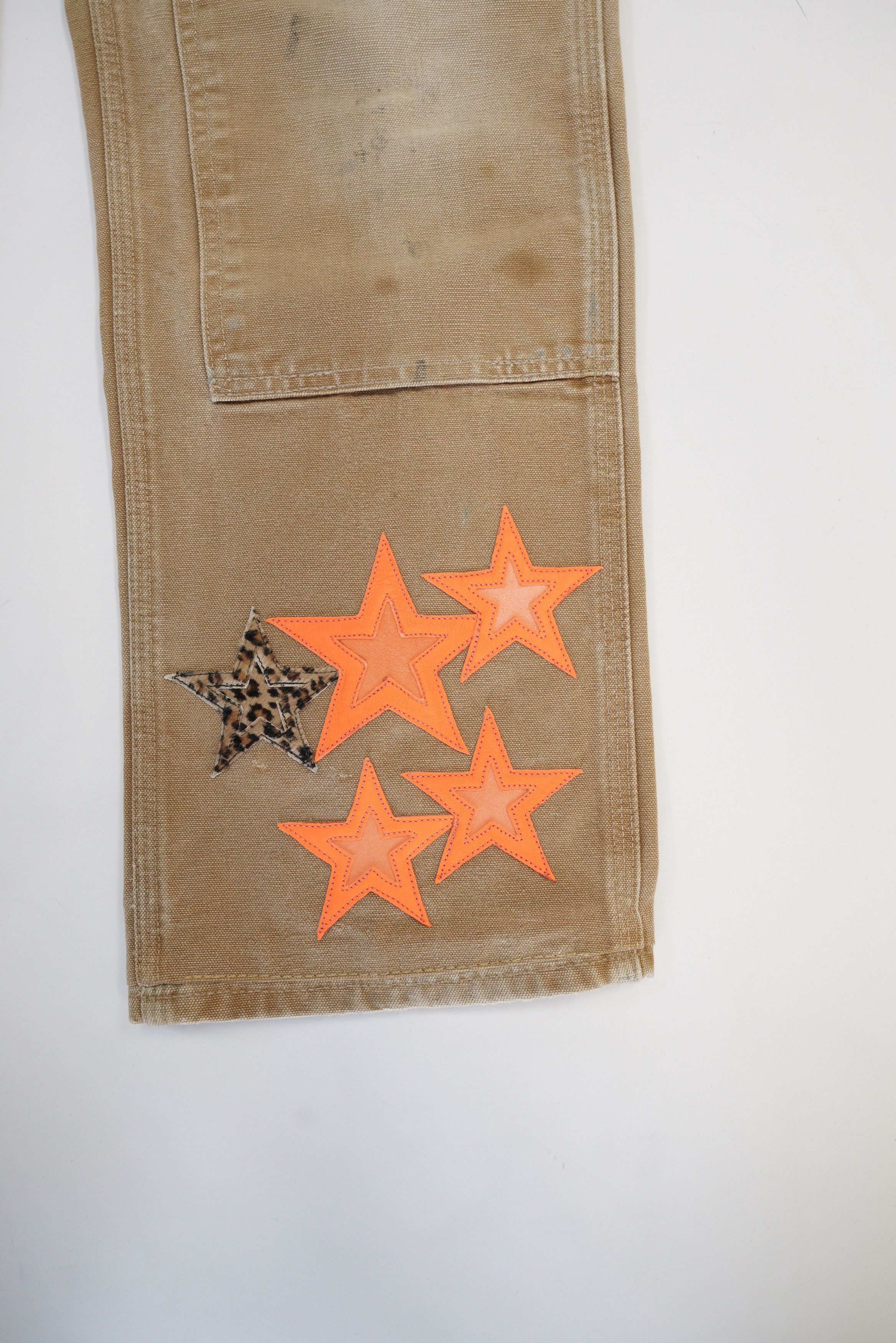 Chrome Hearts Chrome Hearts Las Vegas Orange Cheetah Star Carpenter Pants Size US 28 / EU 44 - 3 Thumbnail