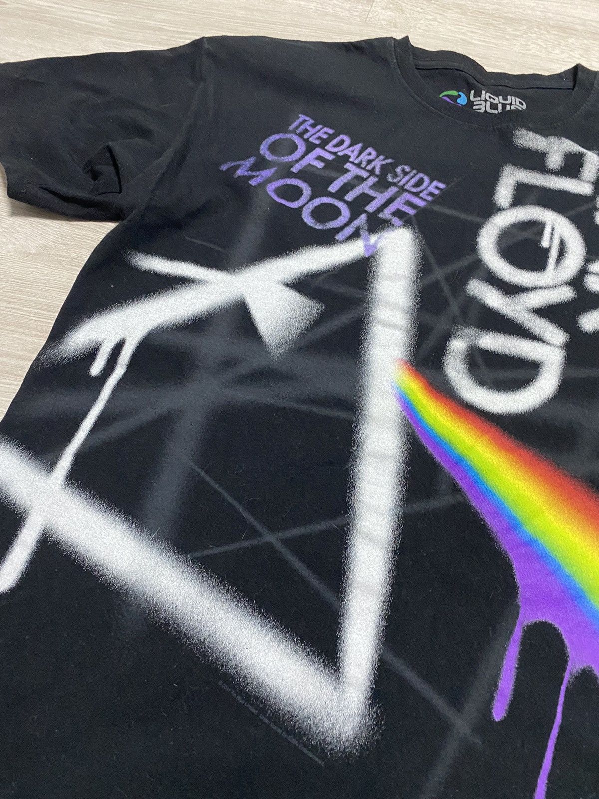 Band Tees Liquid Blue Pink Floyd overprint 2011 Size M-L Size US M / EU 48-50 / 2 - 5 Thumbnail