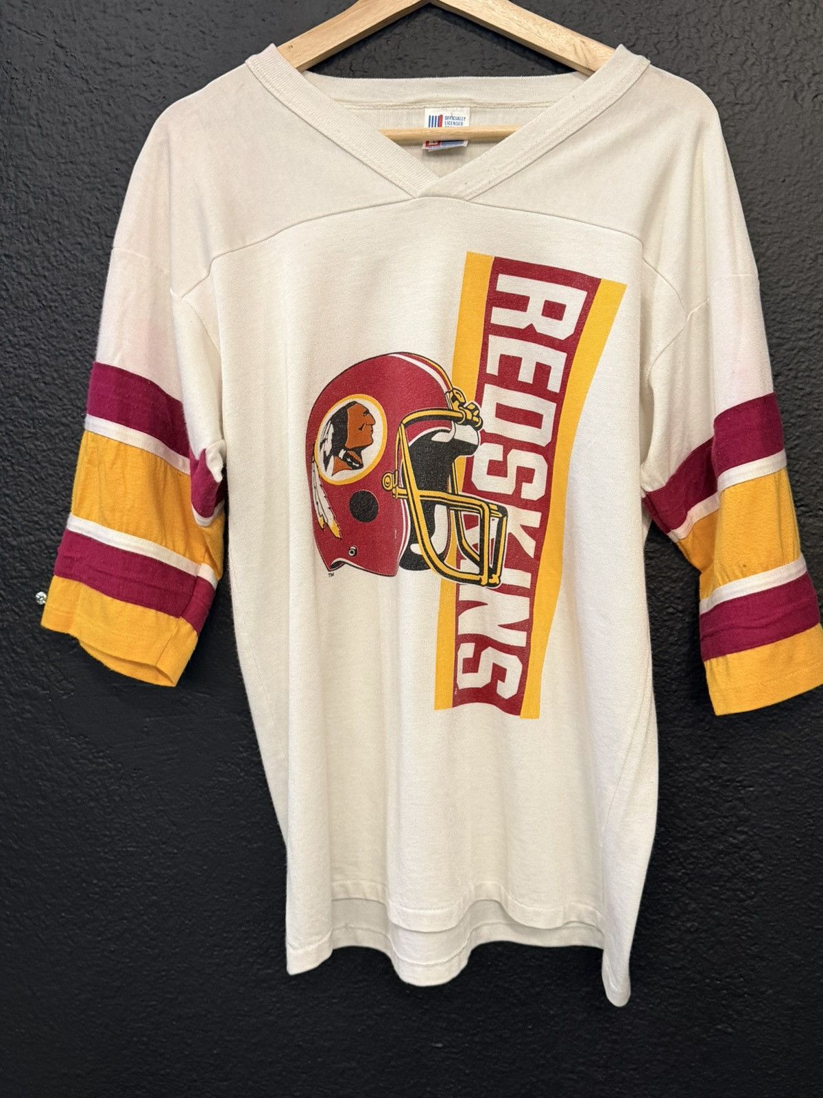 Vintage Vintage redskins 3/4 sleeve Size US L / EU 52-54 / 3 - 1 Thumbnail