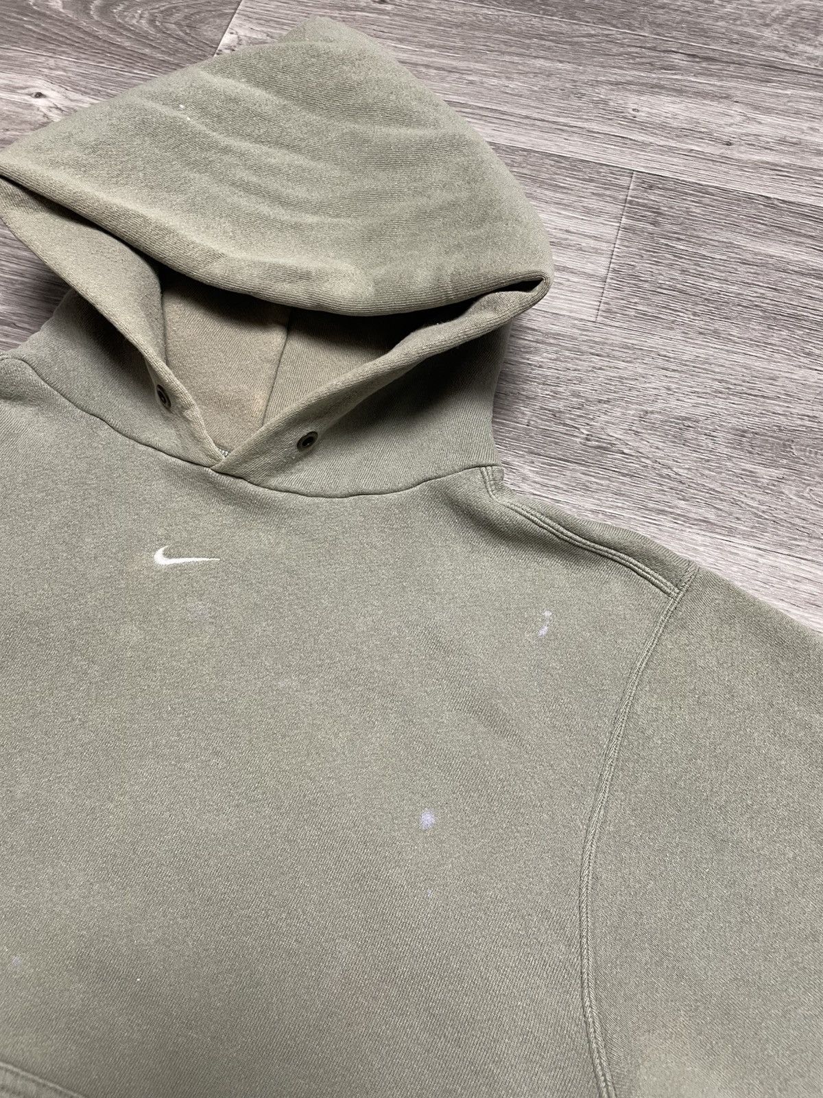 Nike 90s Vintage Nike Center Swoosh Hoodie Made In USA Travis Size US M / EU 48-50 / 2 - 9 Thumbnail