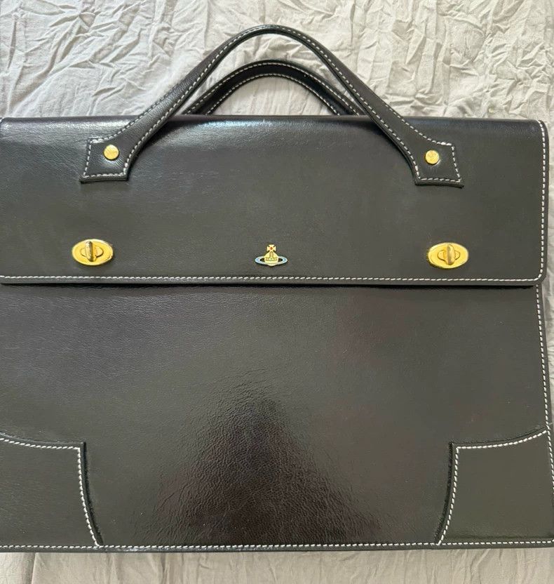 Vivienne Westwood Vivienne Westwood size os Cowhide briefcase Size ONE SIZE - 1 Thumbnail