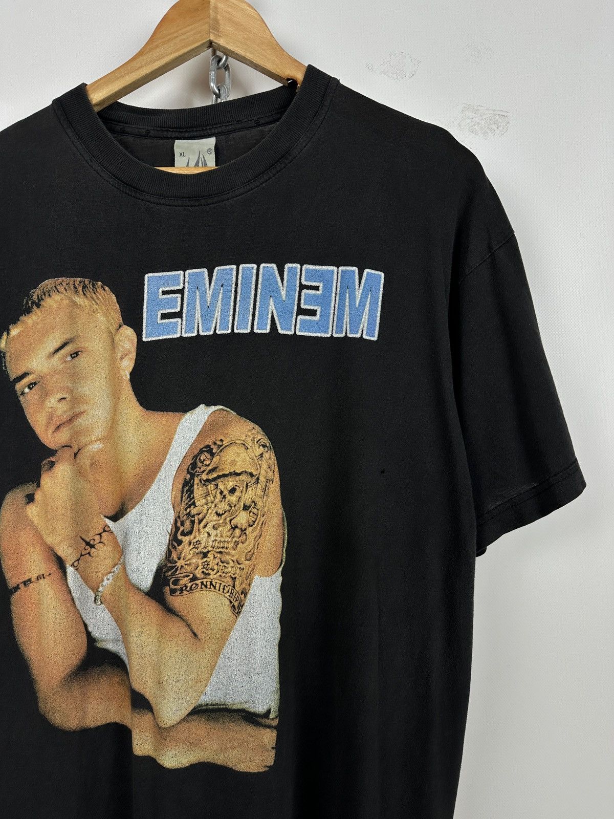 Band Tees 00s Vintage Eminem Graphic Print Rap Hip Hop Band T-Shirt Size US XL / EU 56 / 4 - 5 Thumbnail
