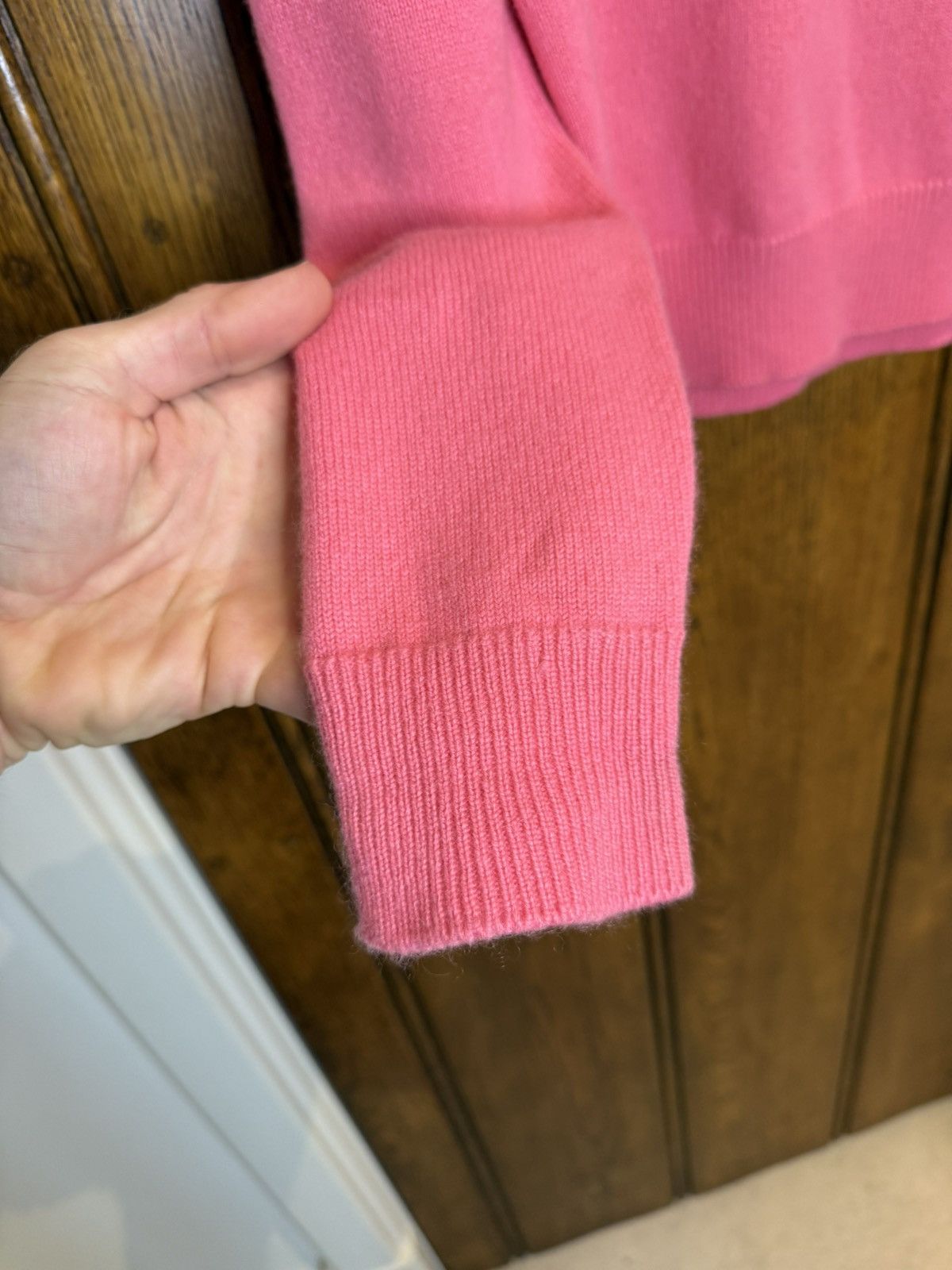 Calvin Klein 205W39NYC SS18 Calvin Klein 205w39nyc Logo pink cashmere sweater raf Size US XS / EU 42 / 0 - 10 Thumbnail