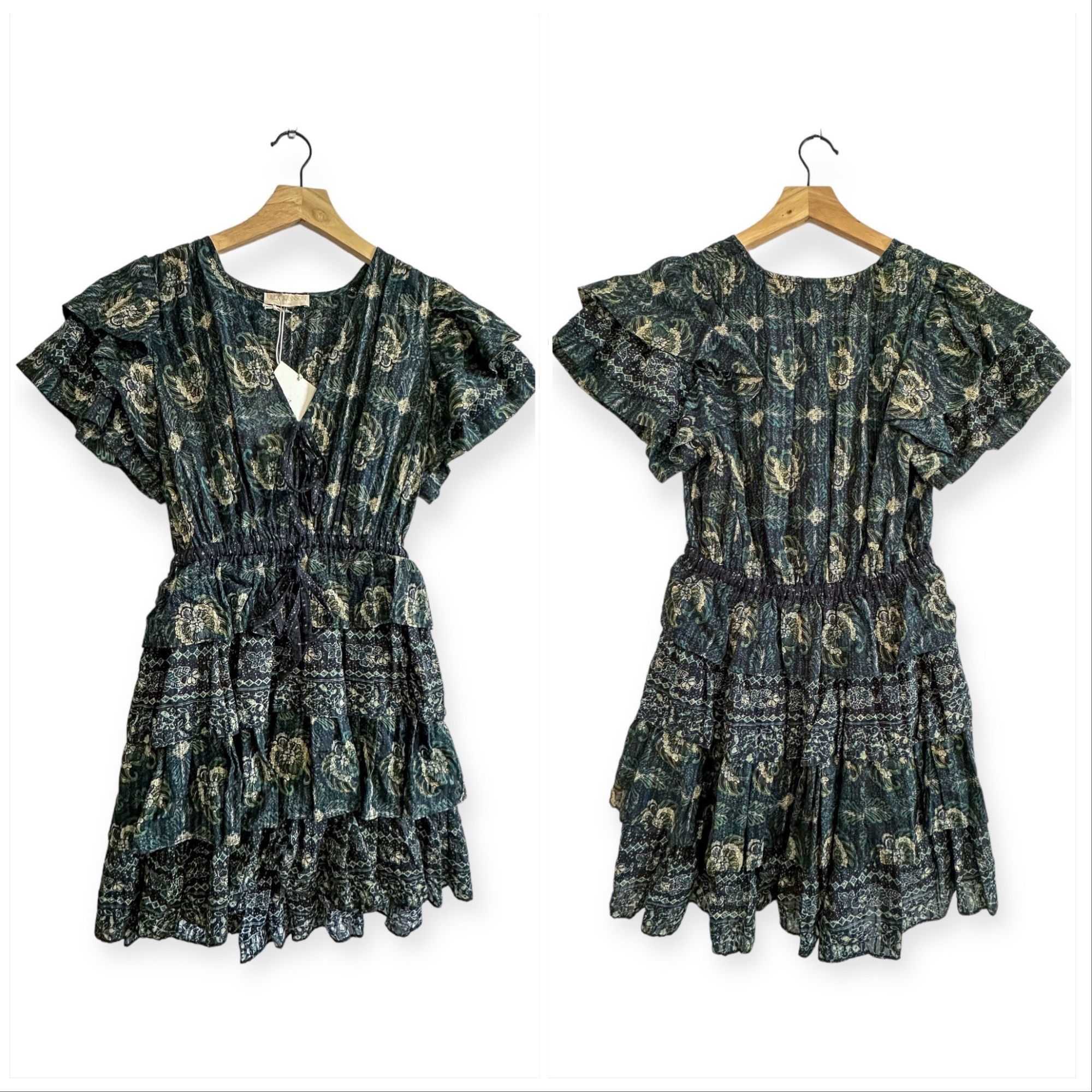 Ulla Johnson Ulla Johnson Kaitlyn Dress in Pacific, Size 0, Blue/green, N Size XS / US 0-2 / IT 36-38 - 15 Thumbnail