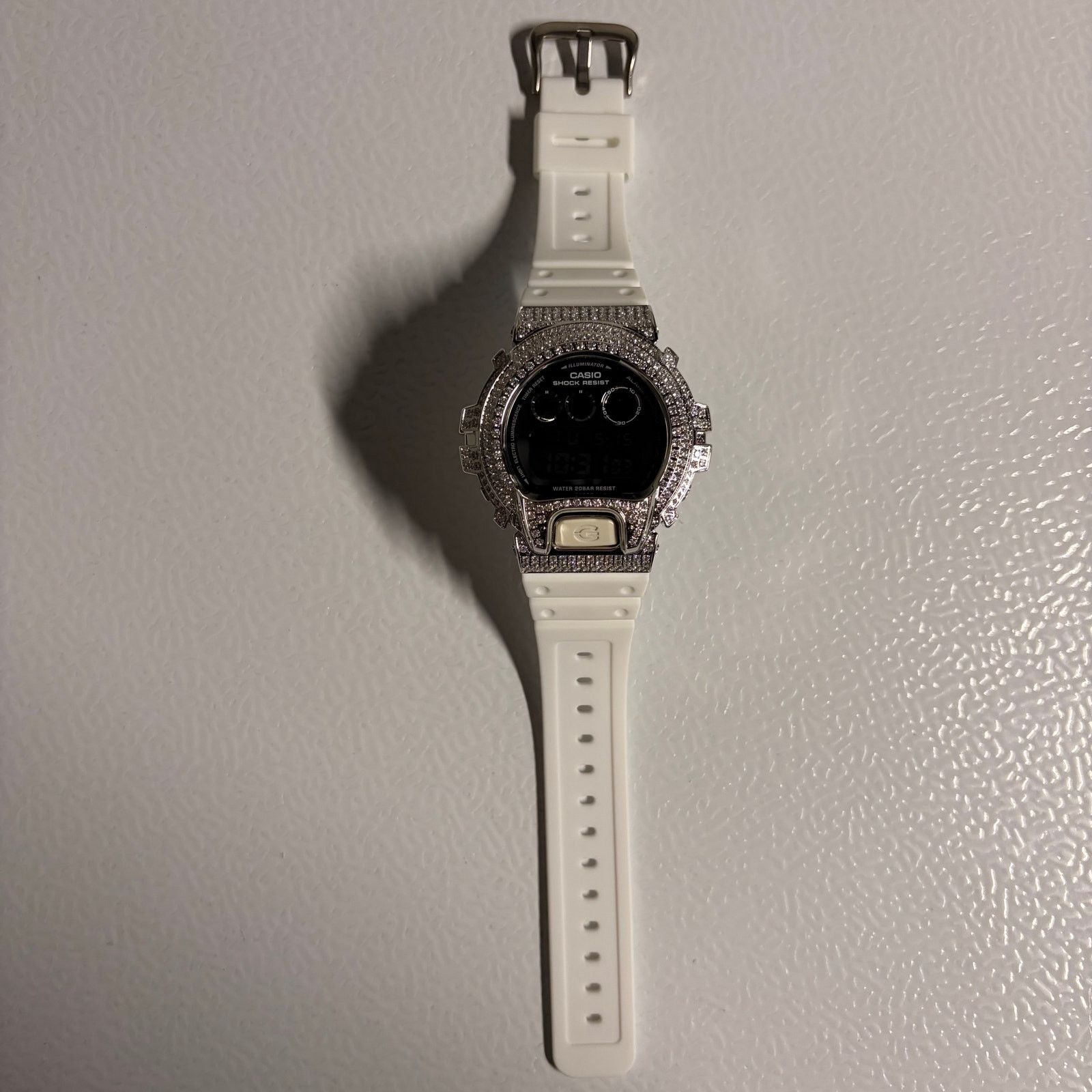 Casio Custom Iced Out Casio G-Shock DW6900NB-7 "Eminem" Size ONE SIZE - 2 Thumbnail