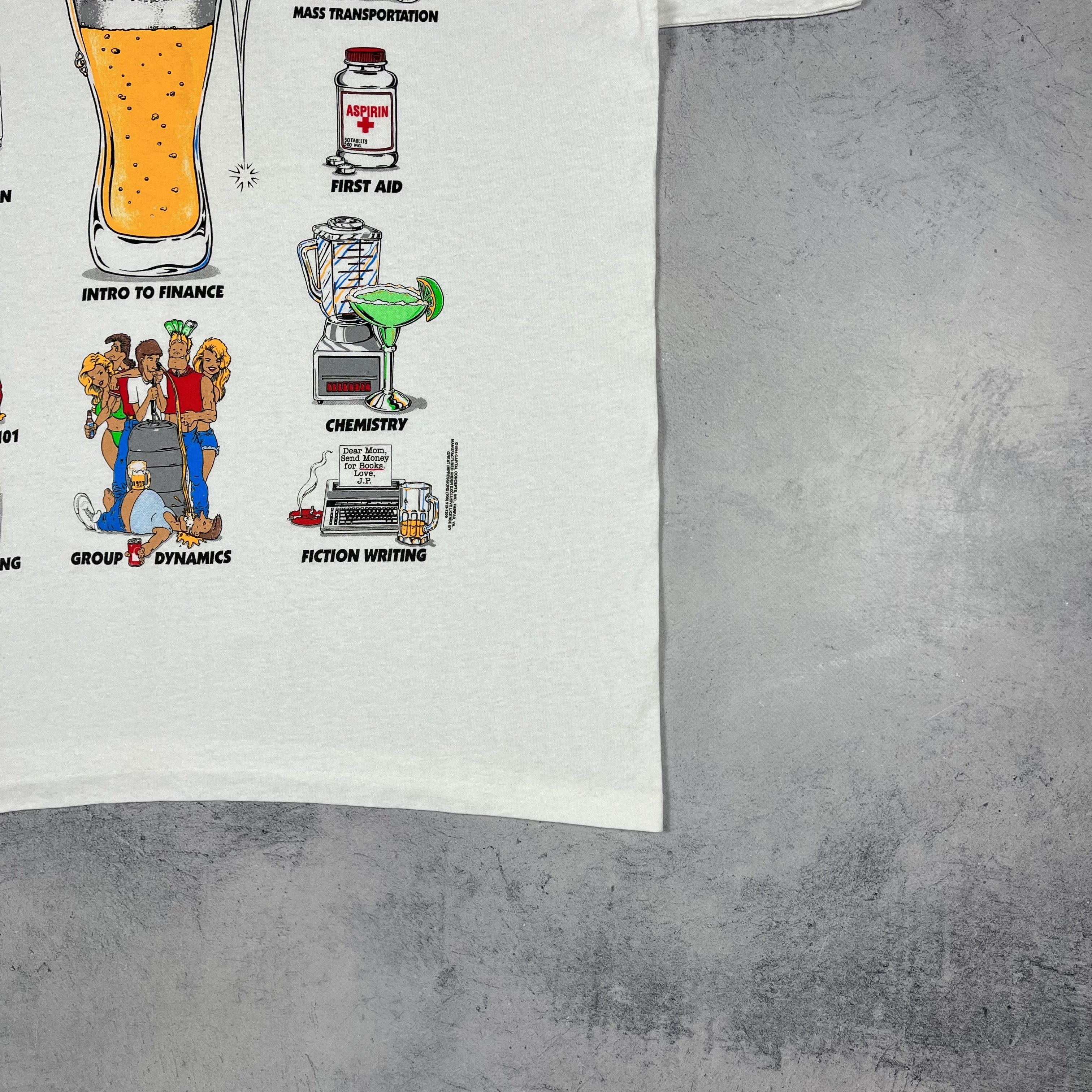 Vintage Vintage “What I Really Learned At Princeton” T Shirt 1994 Size US XL / EU 56 / 4 - 4 Thumbnail