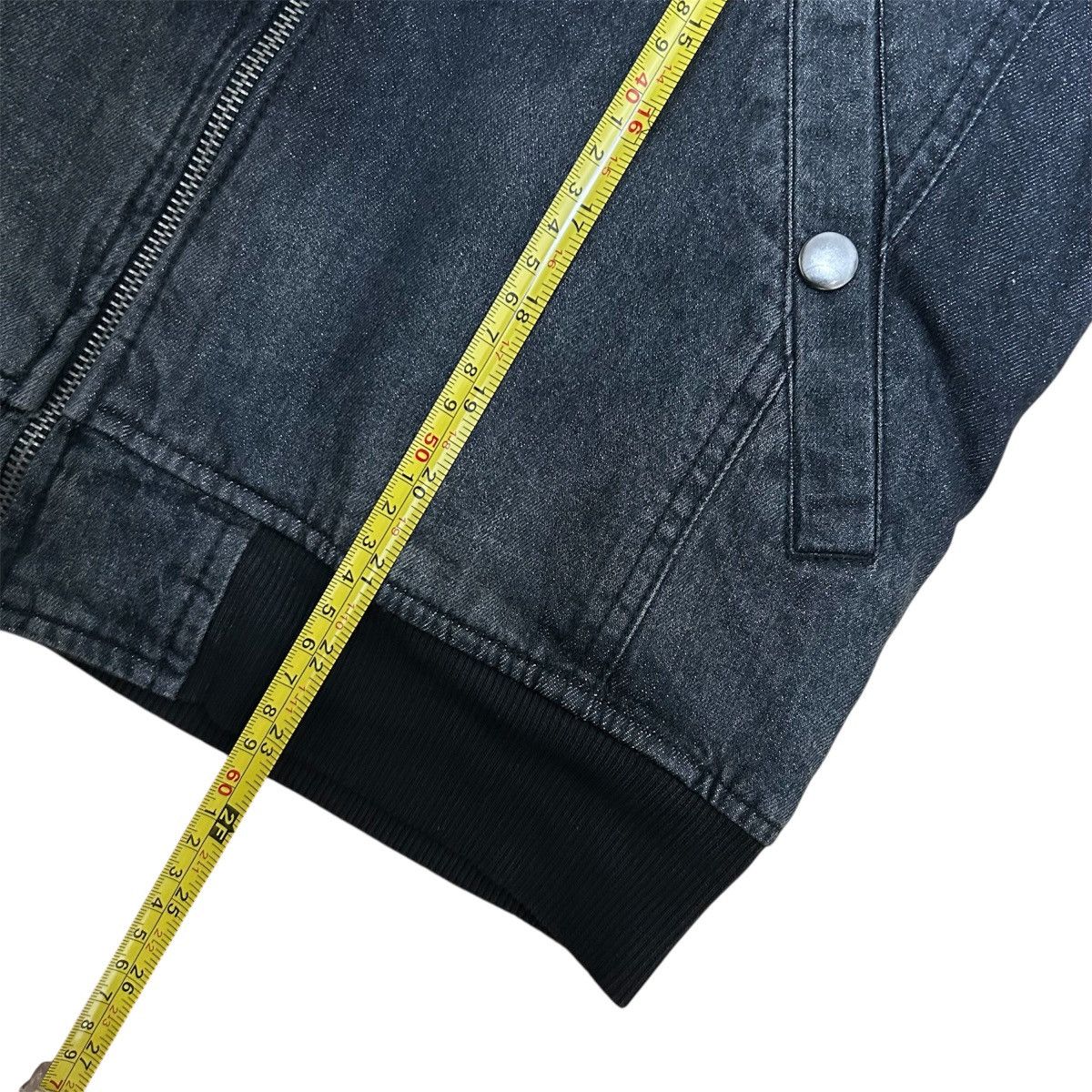 In The Attic Vintage Japanese In The Attic Hybrid Denim Bomber Jacket Size US M / EU 48-50 / 2 - 9 Thumbnail