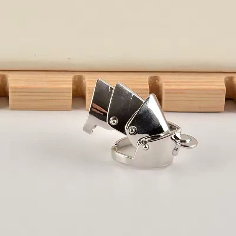 Jewelry Armor Ring Rock Punk Style Ring in Silver, Men's
