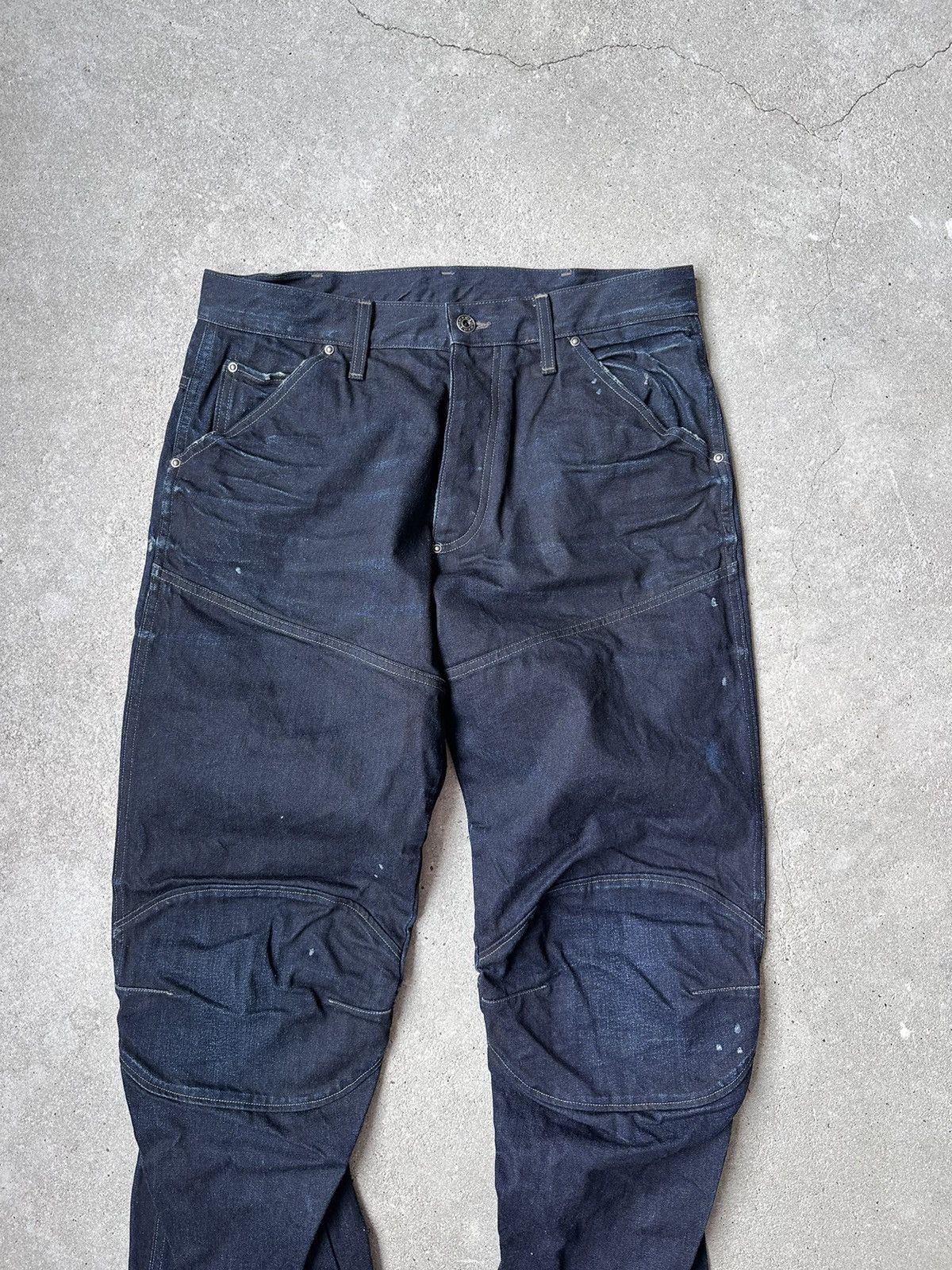 G-Star Vintage G-Star Raw Double Knee Stacked Jeans Size US 34 / EU 50 - 4 Thumbnail