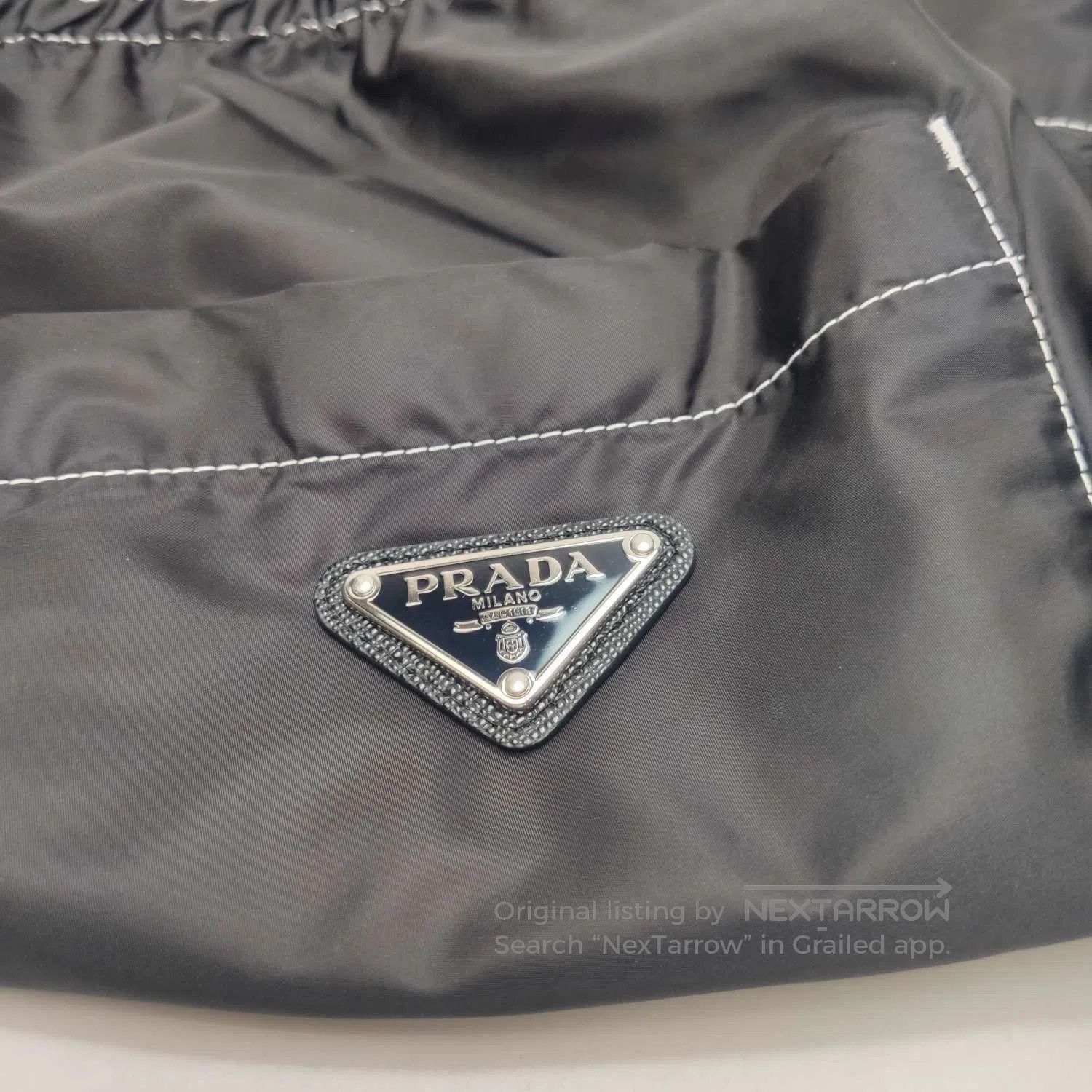 Prada Prada Triangle Logo Shorts XS. Size 24" / US 00 / IT 34 - 2 Thumbnail