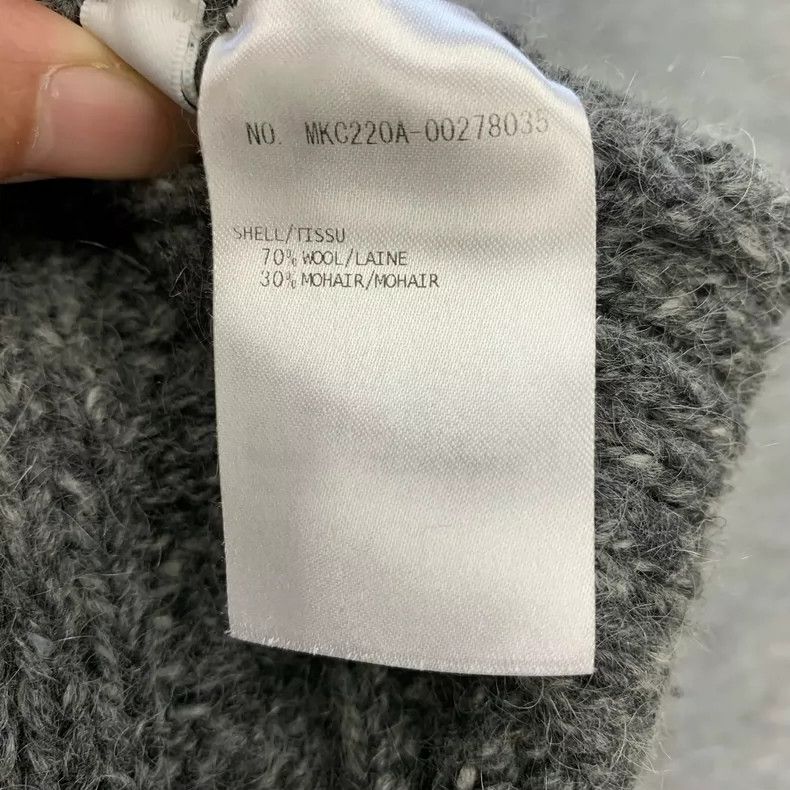 Thom Browne Thom Browne Gray wool sweater with coarse wool Size US L / EU 52-54 / 3 - 7 Thumbnail