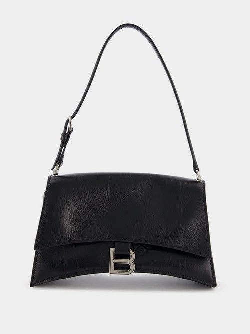 Balenciaga o1srvl11e1124 Size: OS / Crush Small Sling Bag in Black Size ONE SIZE - 1 Thumbnail