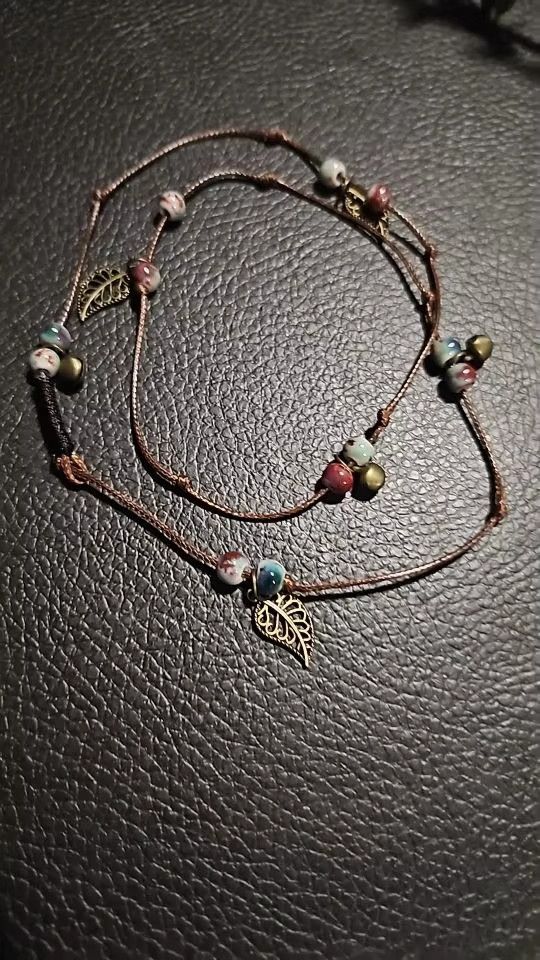 Handmade Multi-Layer Ceramic Bracelet Jewelry Gift For Her Size ONE SIZE - 4 Thumbnail