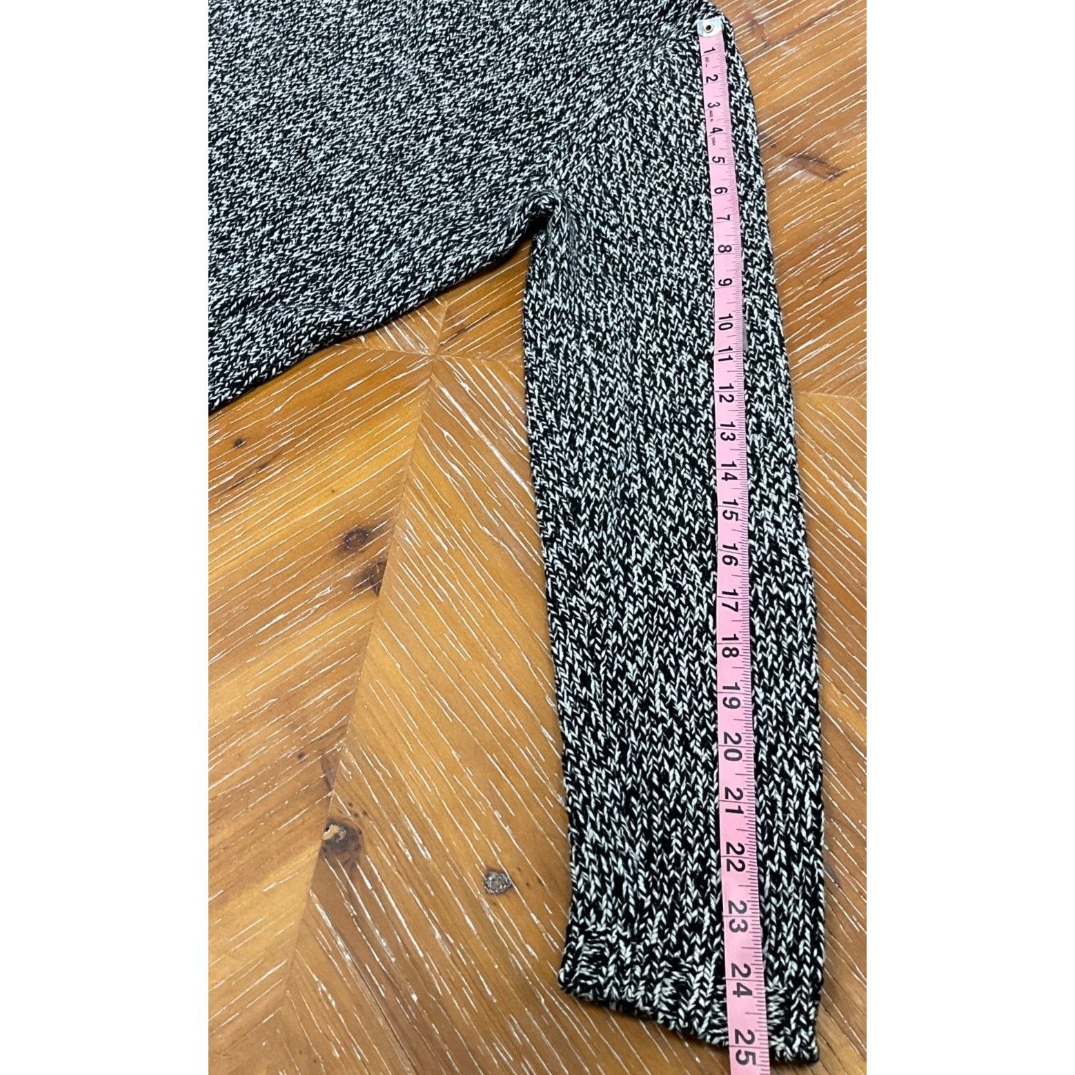Liz Claiborne Liz Claiborne Black & White Knit Sweater XL Cotton Blend Wom Size XL / US 12-14 / IT 48-50 - 7 Thumbnail