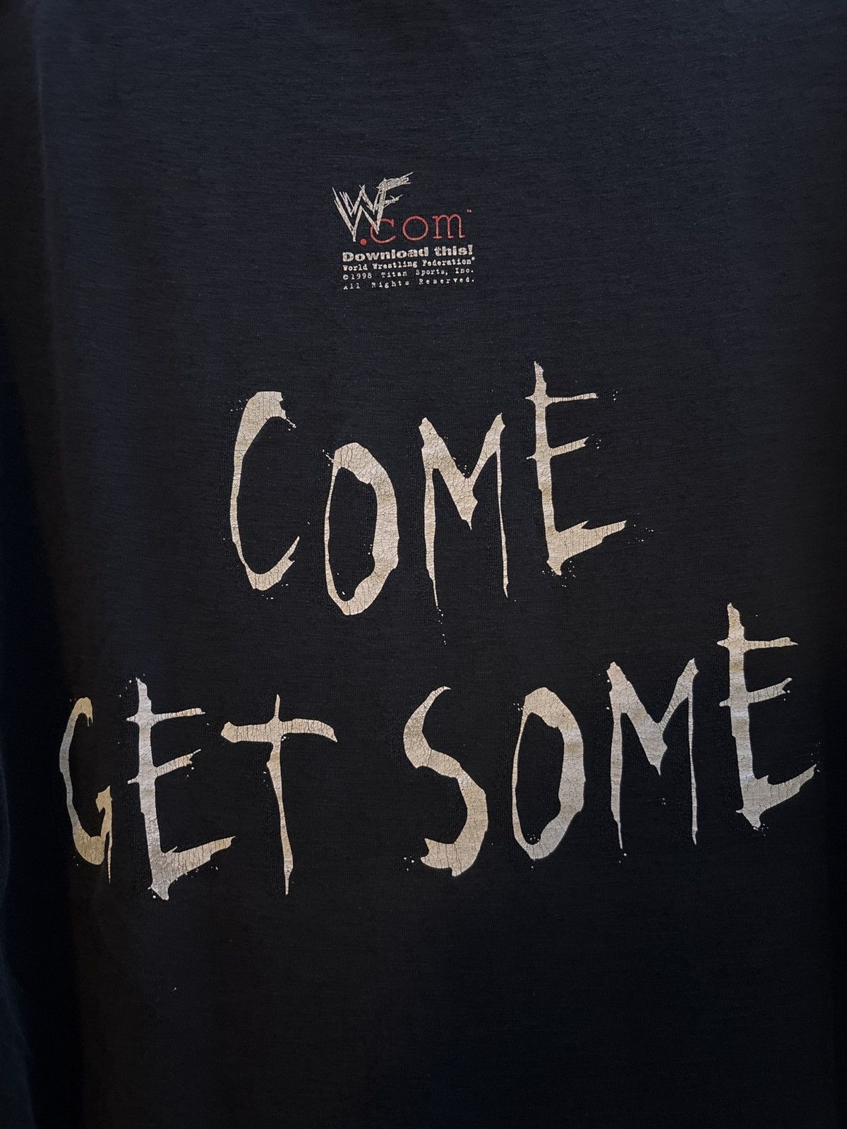 WWF Vintage WWF 1998 big logo tee Size US XL / EU 56 / 4 - 8 Thumbnail