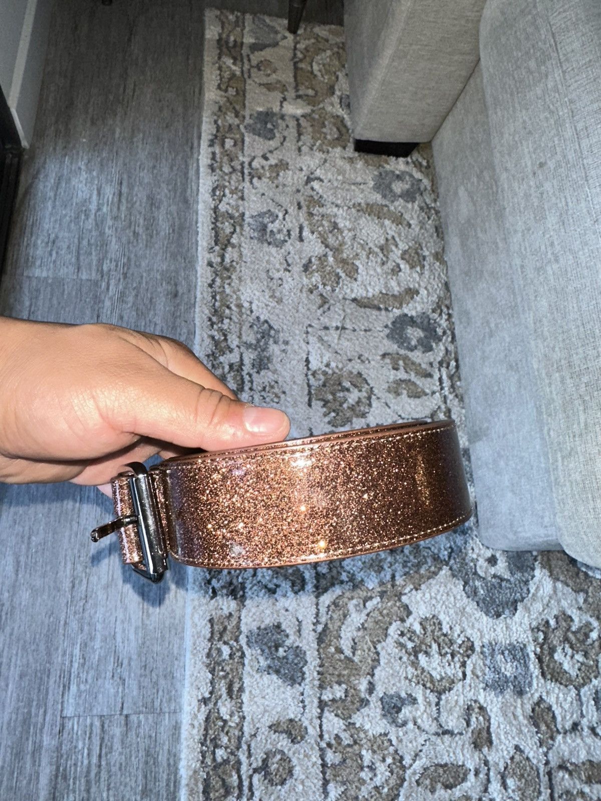 Supreme Supreme Glitter Vinyl Ranger Belt | Grailed