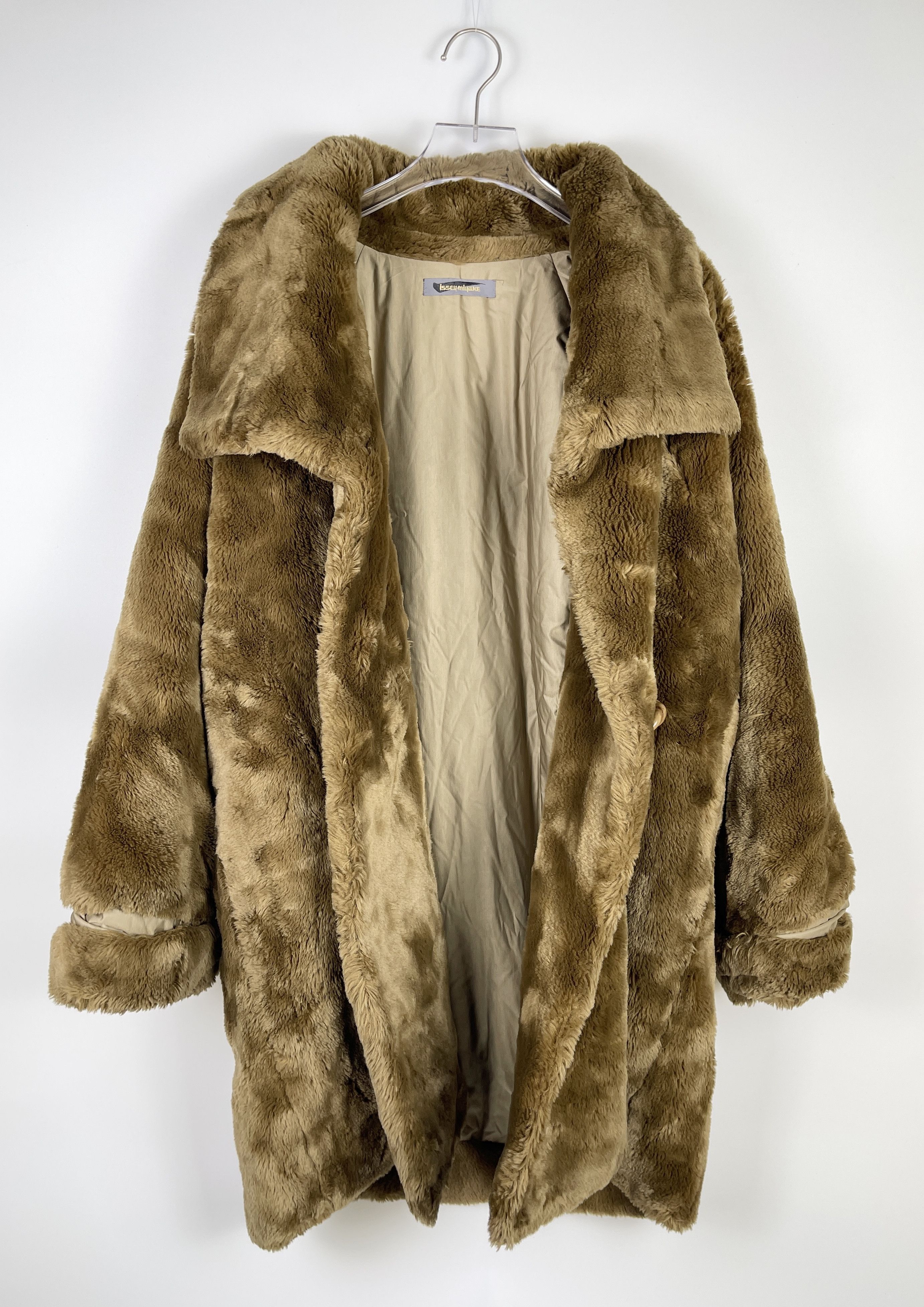 Issey Miyake 1970's Heavy Fur Teddy Coat Size US XL / EU 56 / 4 - 2 Thumbnail