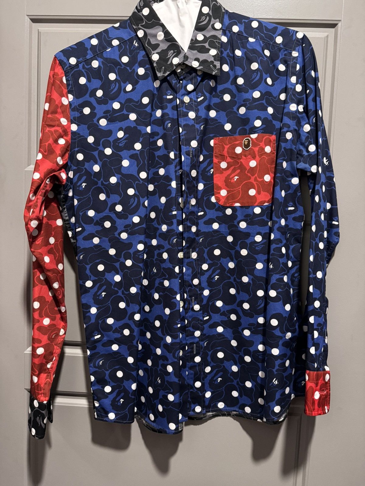 Bape Multi-Color Camo Button Up Shirt Size US L / EU 52-54 / 3 - 1 Thumbnail