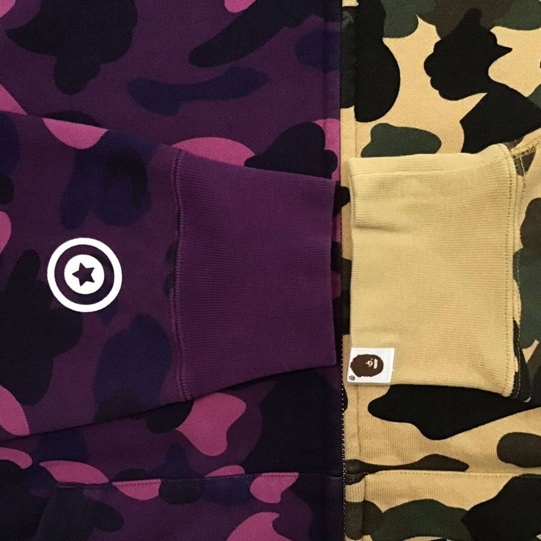 Bape BAPE head full zip hoodie 1st camo purple camo a bathing ape Size US XXL / EU 58 / 5 - 6 Thumbnail