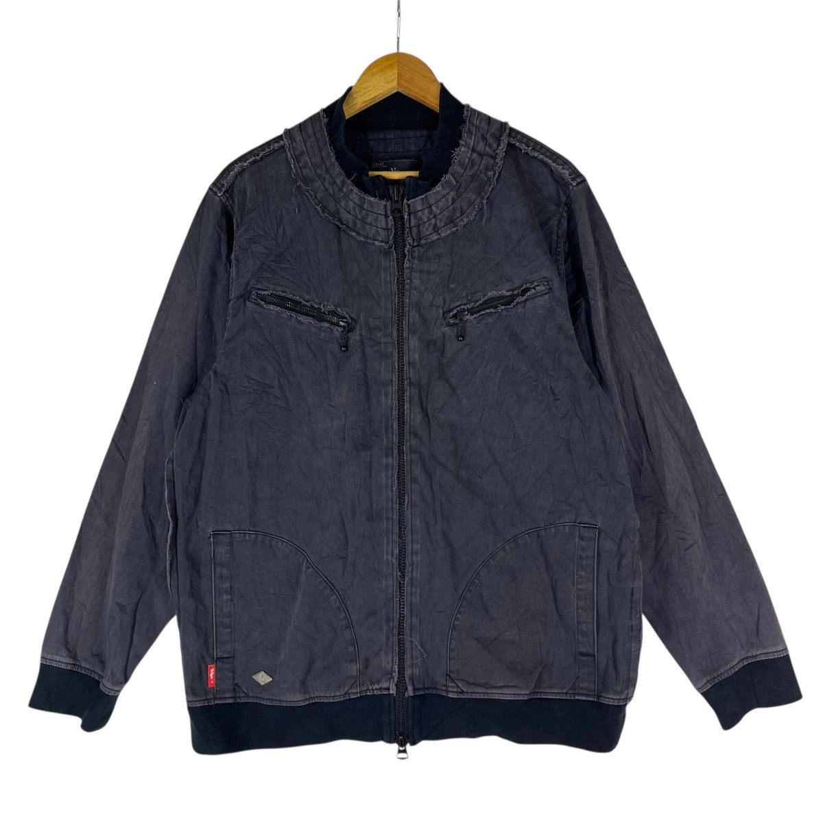 Japanese Brand 🔥 Virgo Colar Less Blouson Bomber Jacket made In japan Size US L / EU 52-54 / 3 - 6 Thumbnail