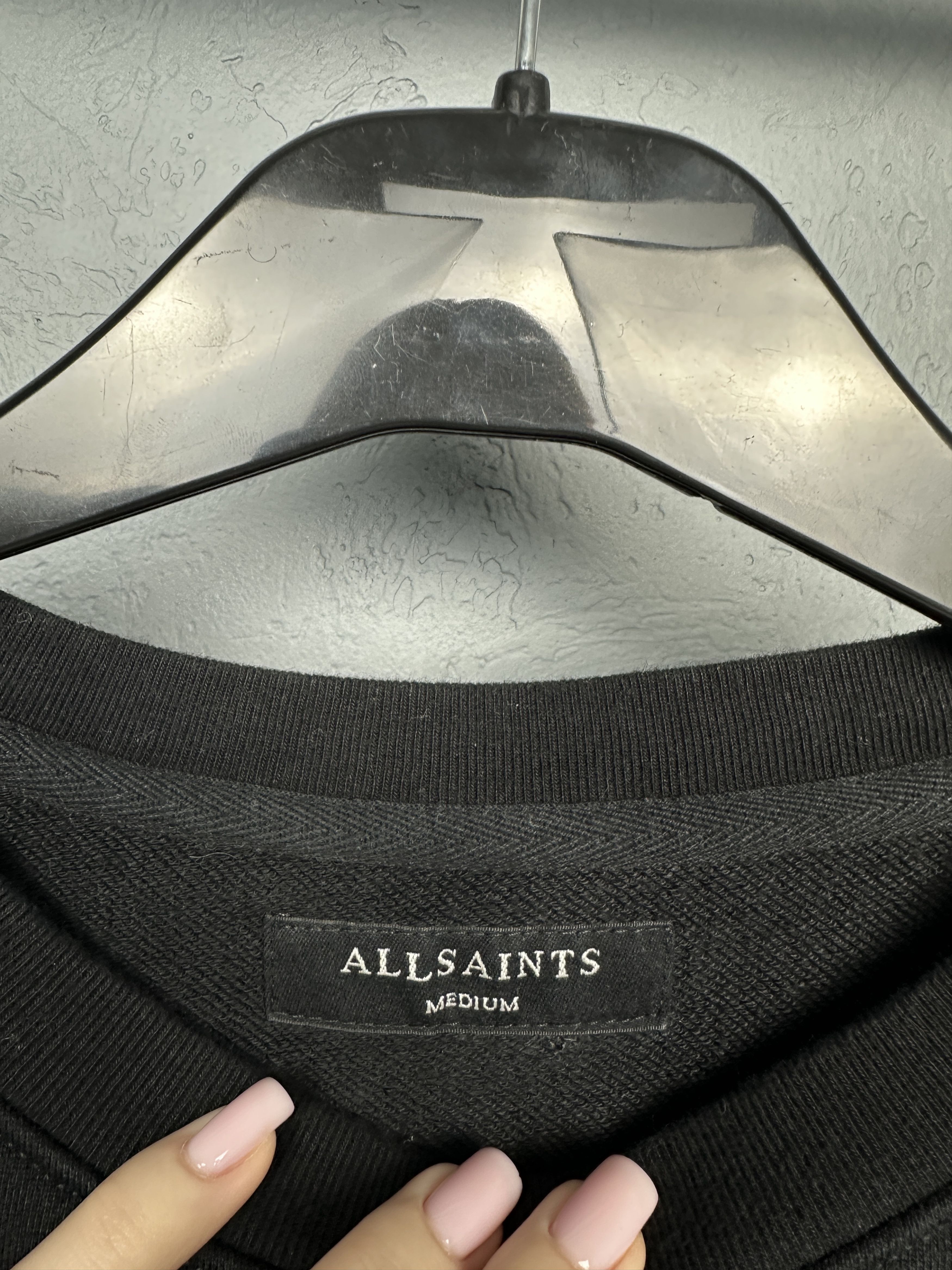 Allsaints Allsaints Mens SVB Crew Neck Sweatshirt Size US M / EU 48-50 / 2 - 4 Thumbnail
